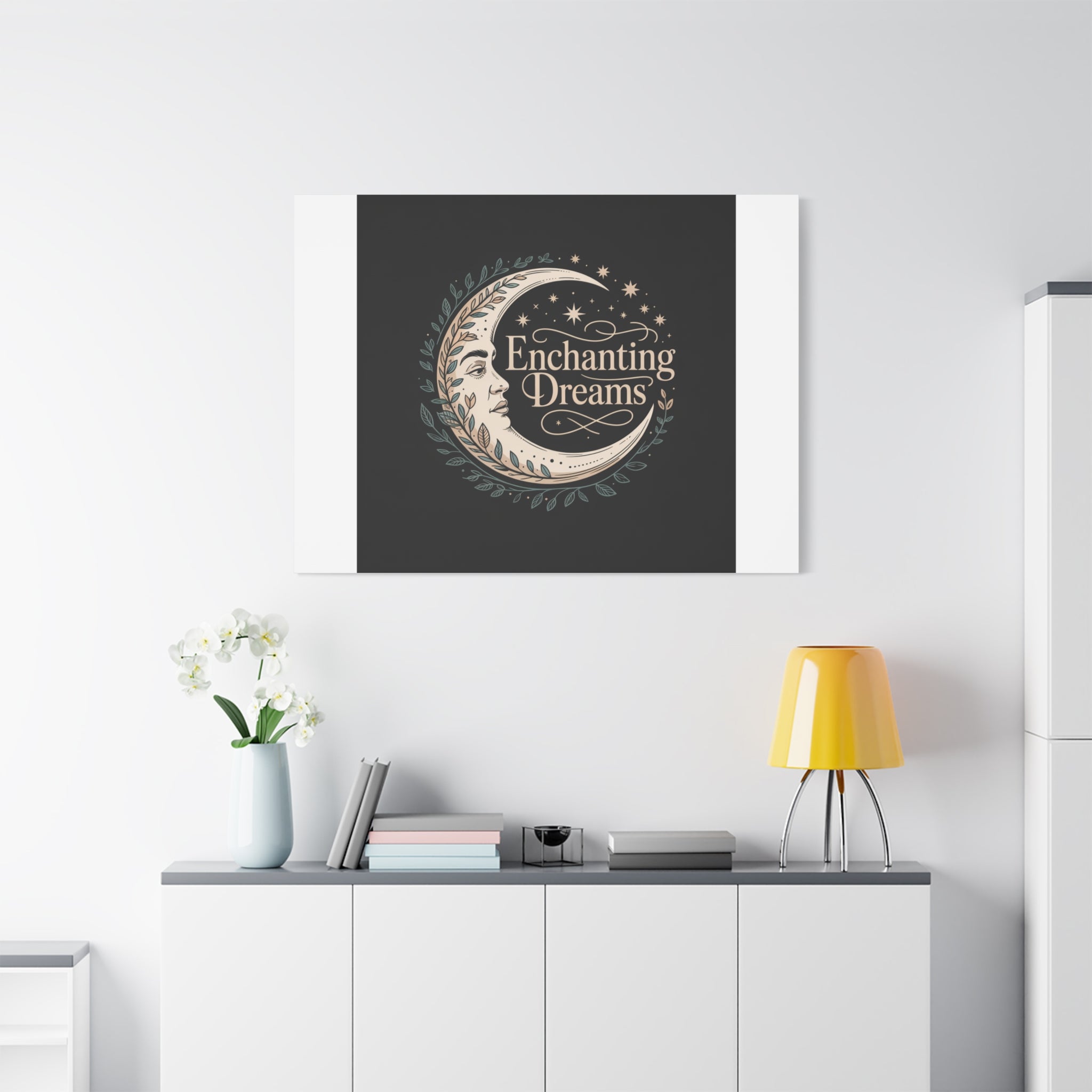 Enchanting Dreams Moon Canvas