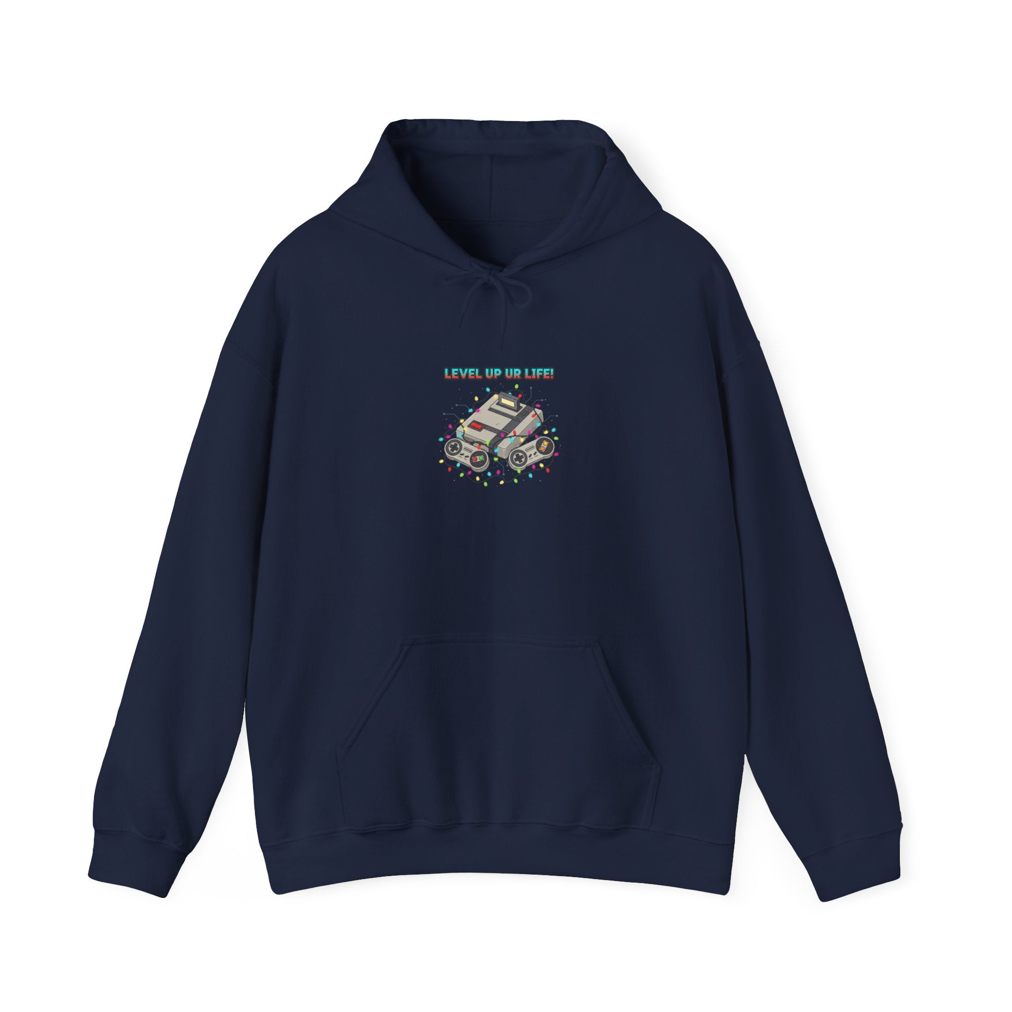 Level Up PC Gamer Hoodie | Gamer & Tech, Monospace Pixel Design