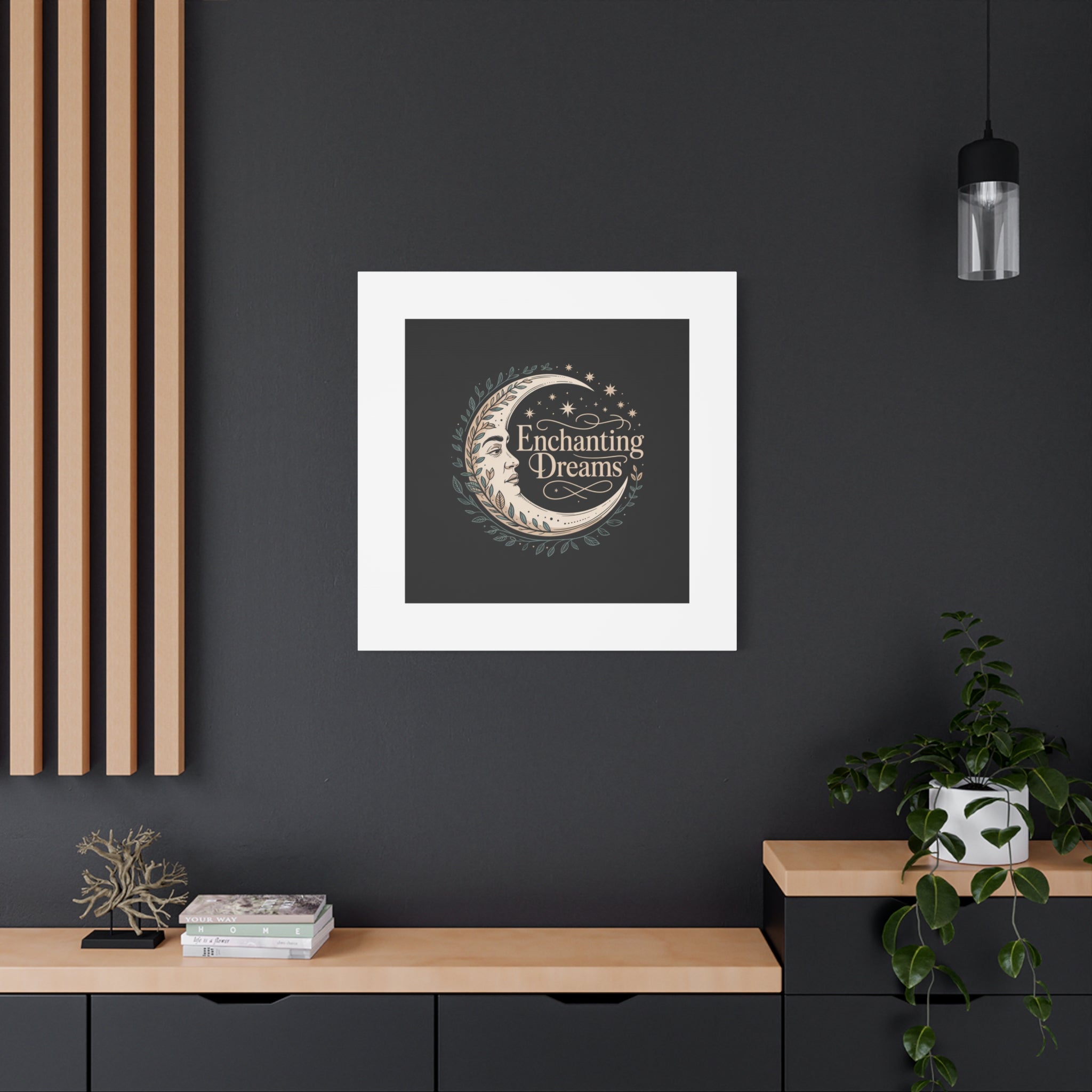 Enchanting Dreams Moon Canvas