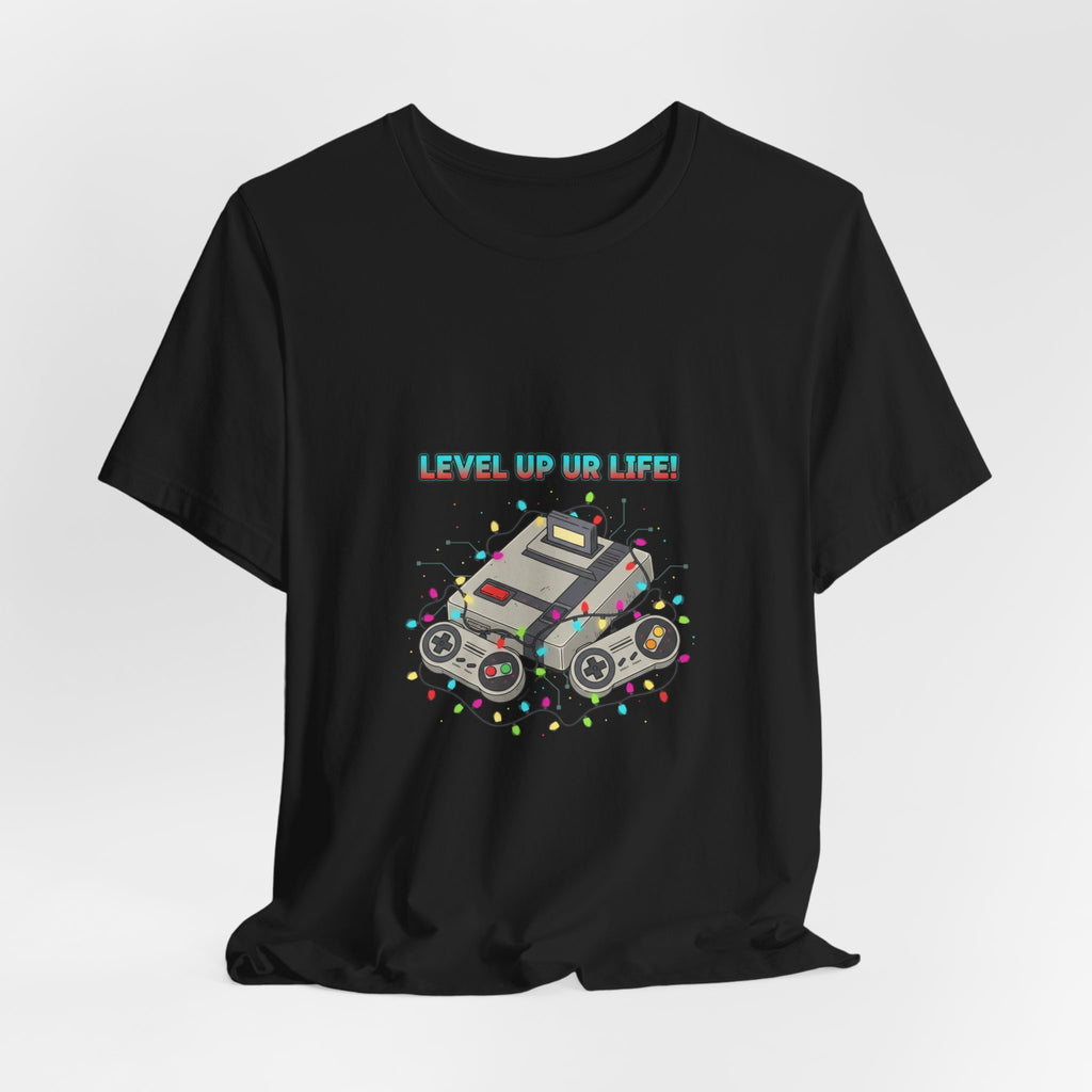 Level Up IRL Tee | gamer shirt, pixel retro controller