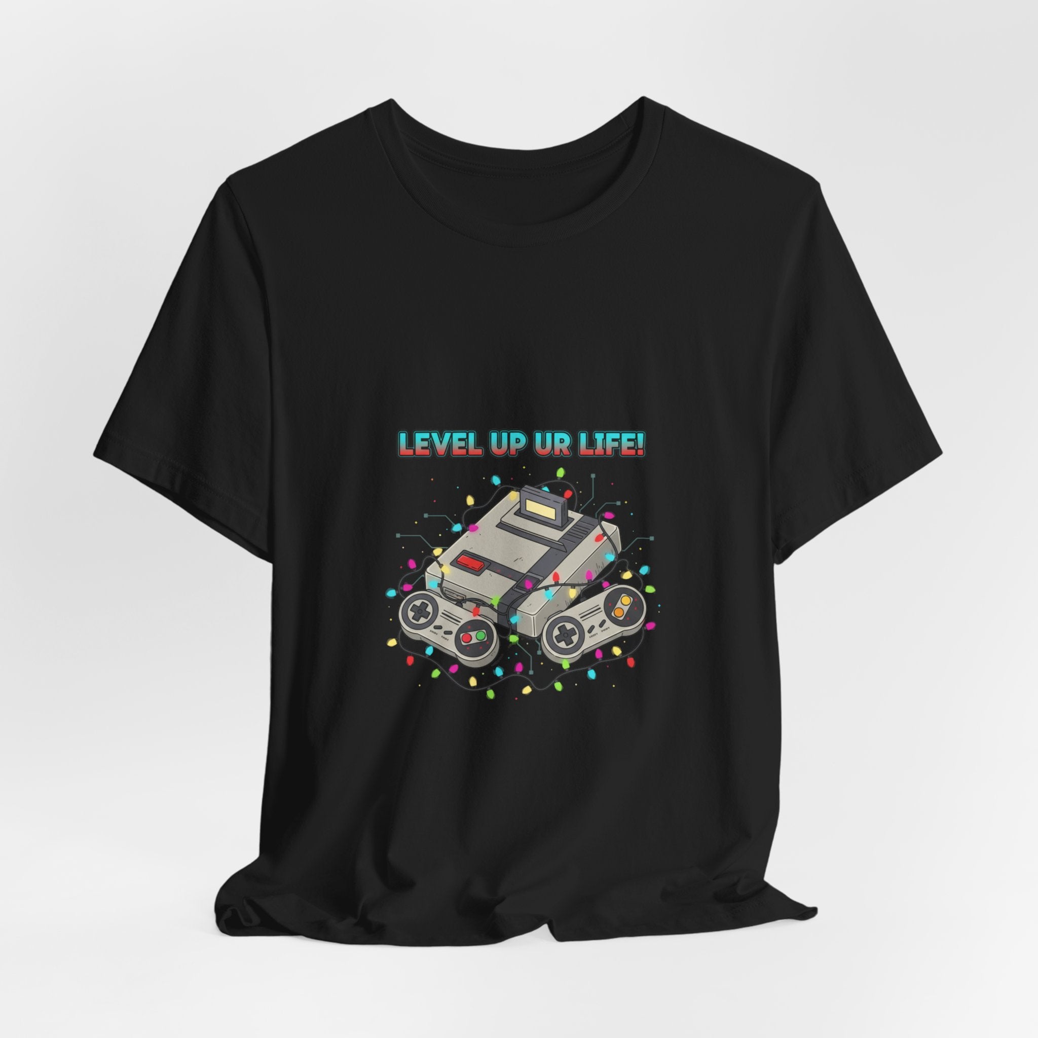 Level Up IRL Tee | gamer shirt, pixel retro controller