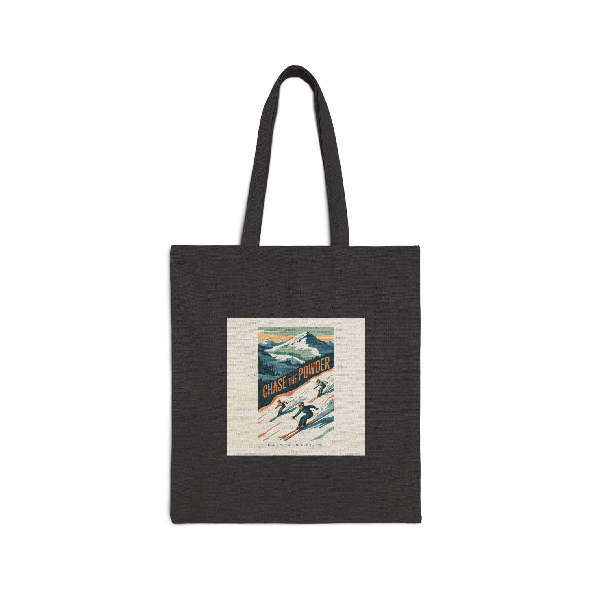 Tote — Vintage Ski Poster Canvas Tote (Chamonix Mont-Blanc)