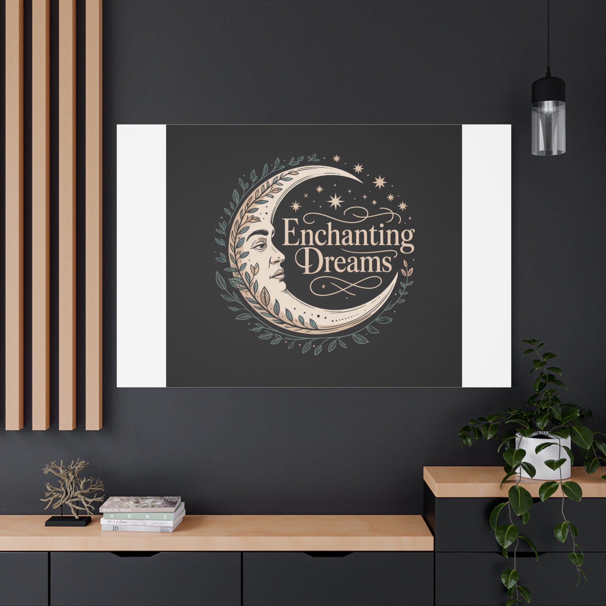 Enchanting Dreams Moon Canvas