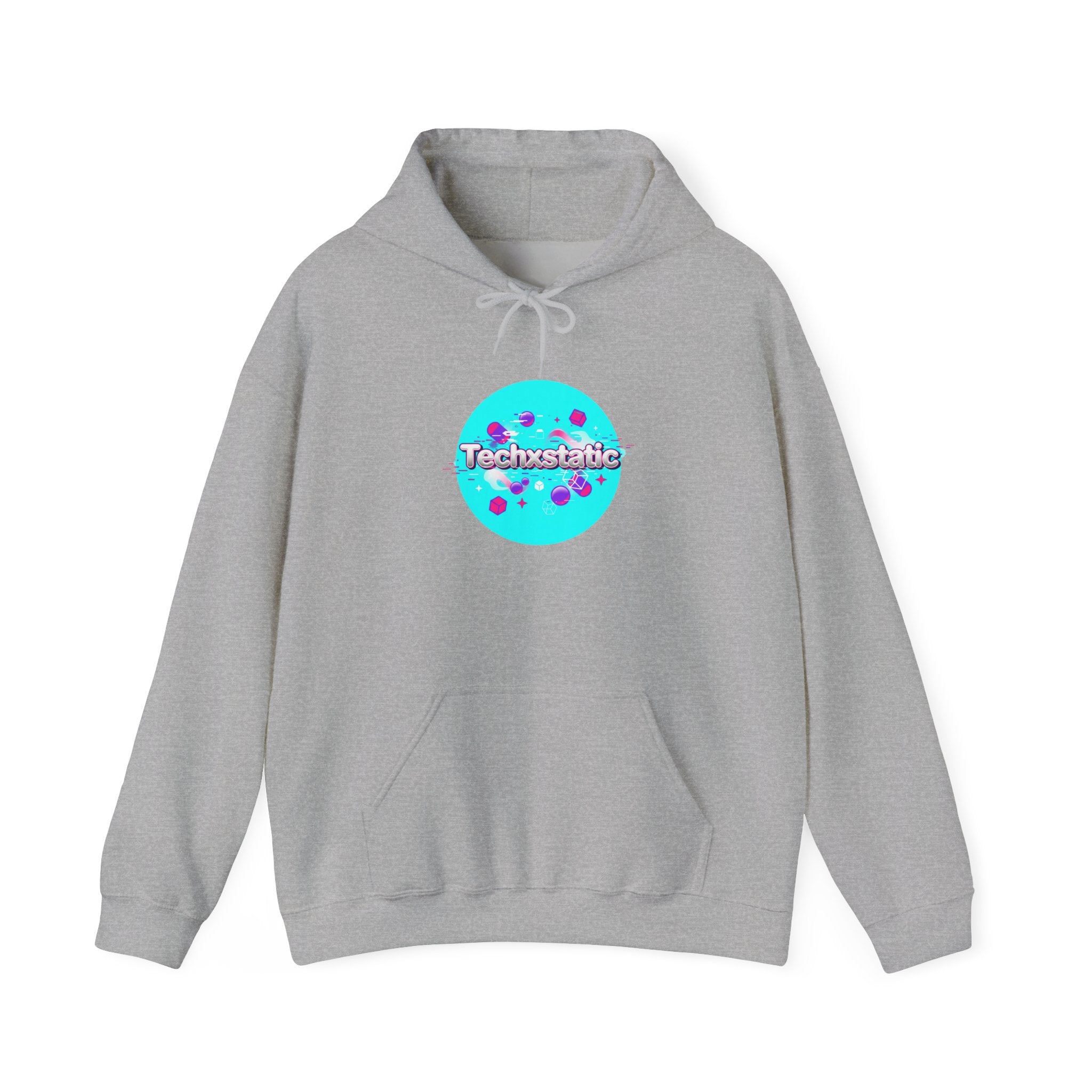 Cyber Holo Technostatic Hoodie | Y2K cyber nostalgia, chrome text