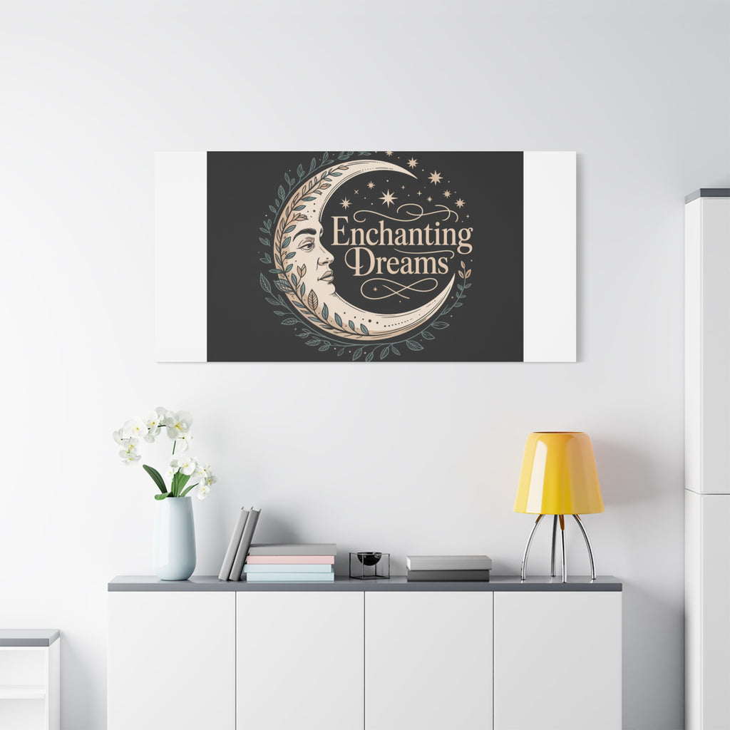 Enchanting Dreams Moon Canvas