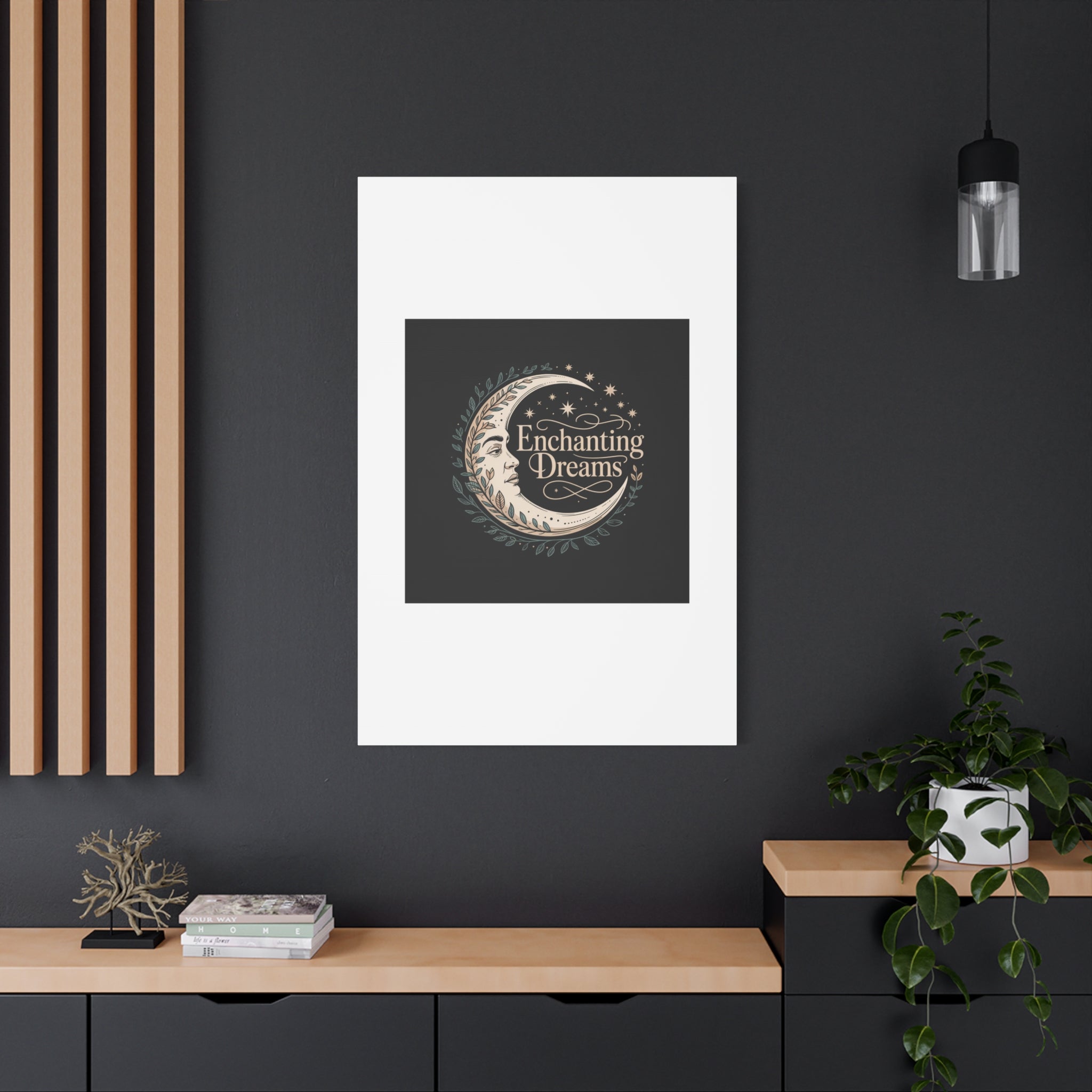 Enchanting Dreams Moon Canvas