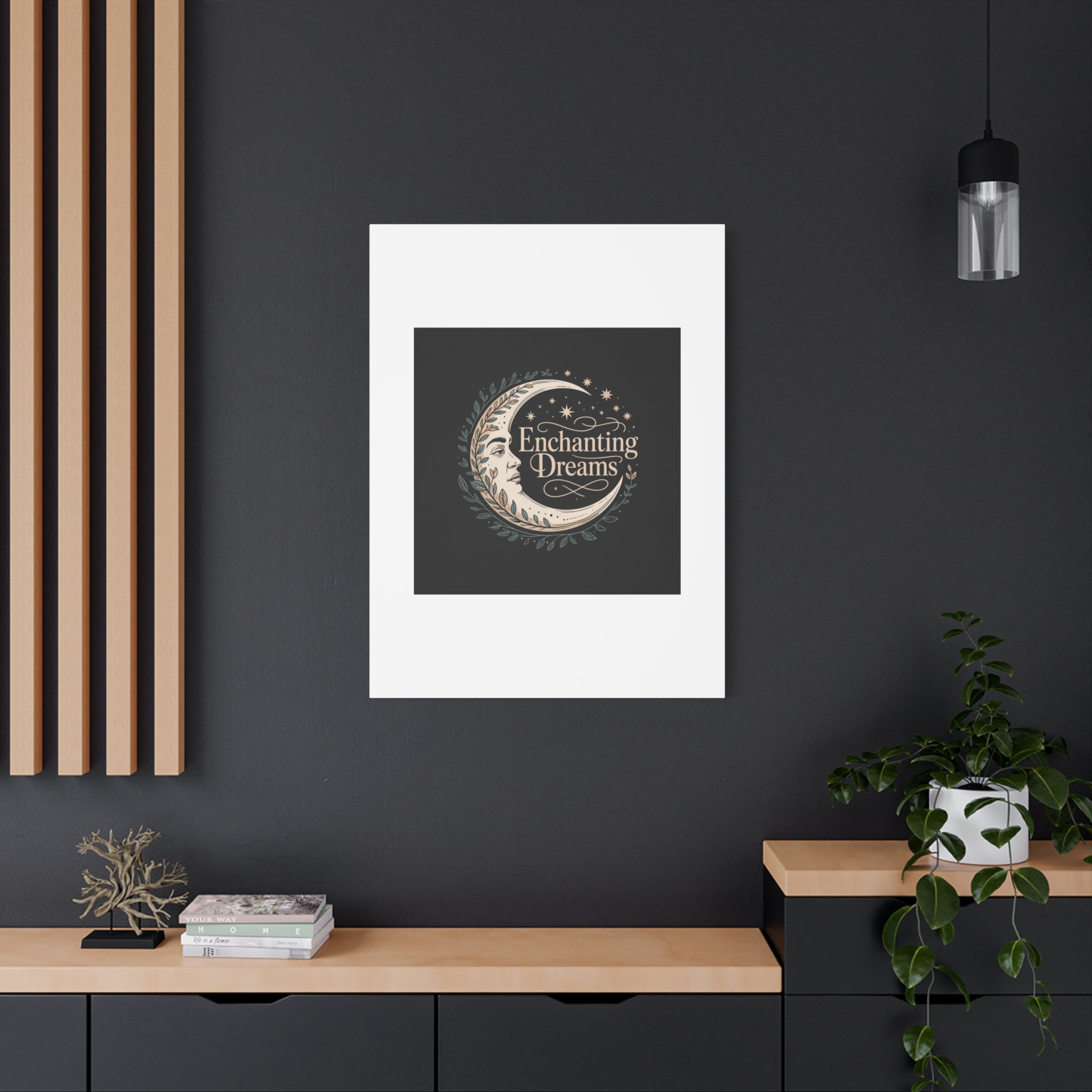 Enchanting Dreams Moon Canvas