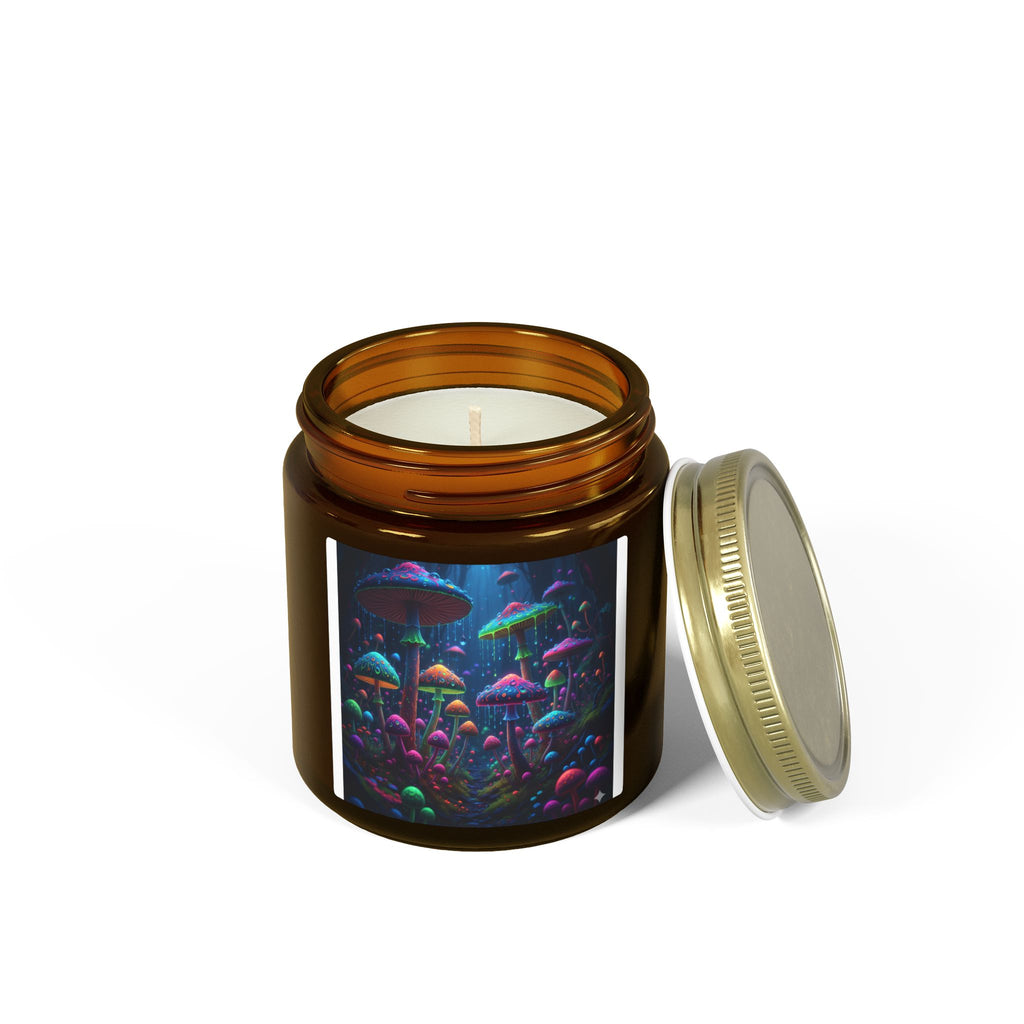 Mushroom Forest Scented Candle — Coconut Apricot Wax (4oz, 9oz)
