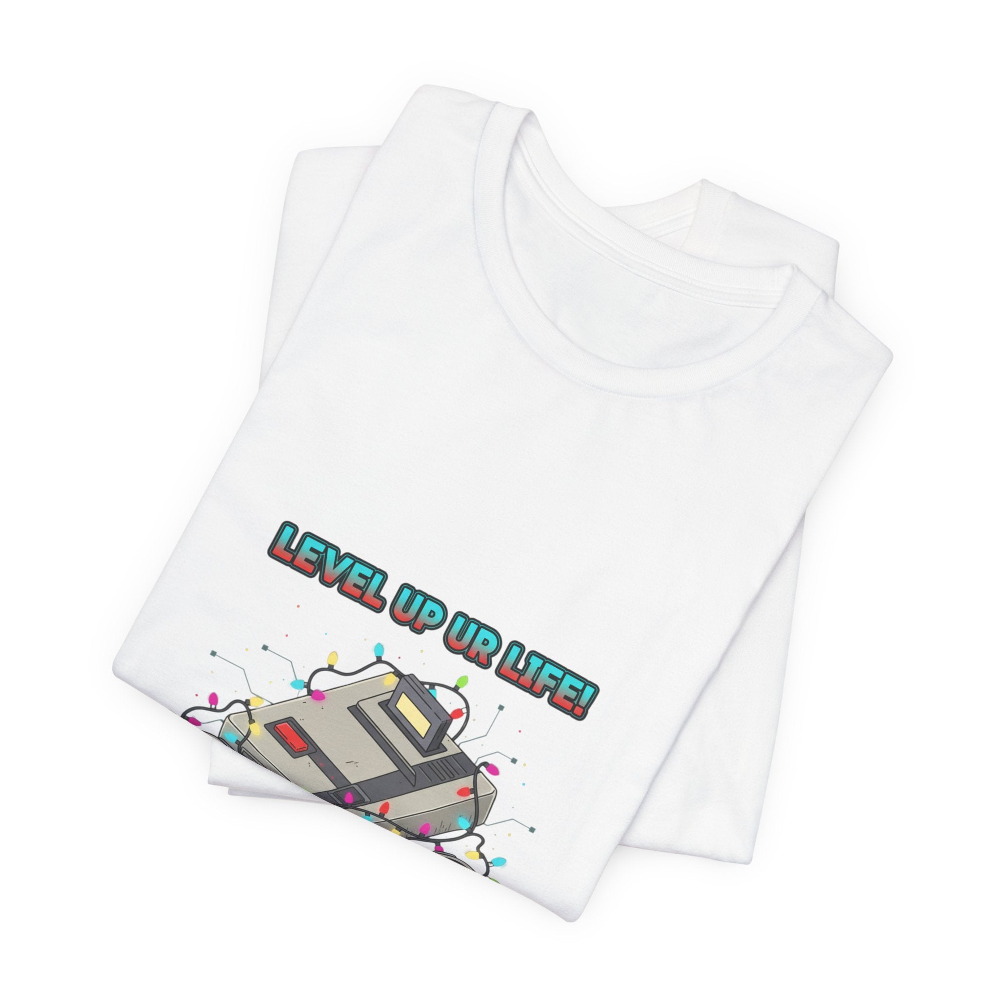 Level Up IRL Tee | gamer shirt, pixel retro controller