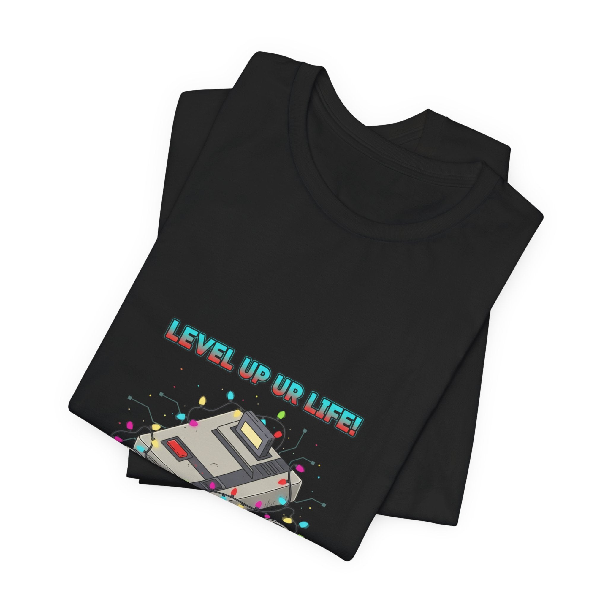 Level Up IRL Tee | gamer shirt, pixel retro controller