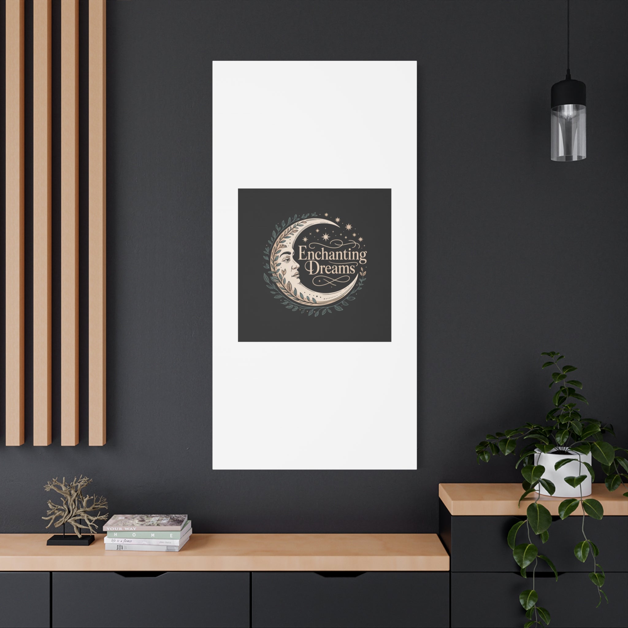 Enchanting Dreams Moon Canvas