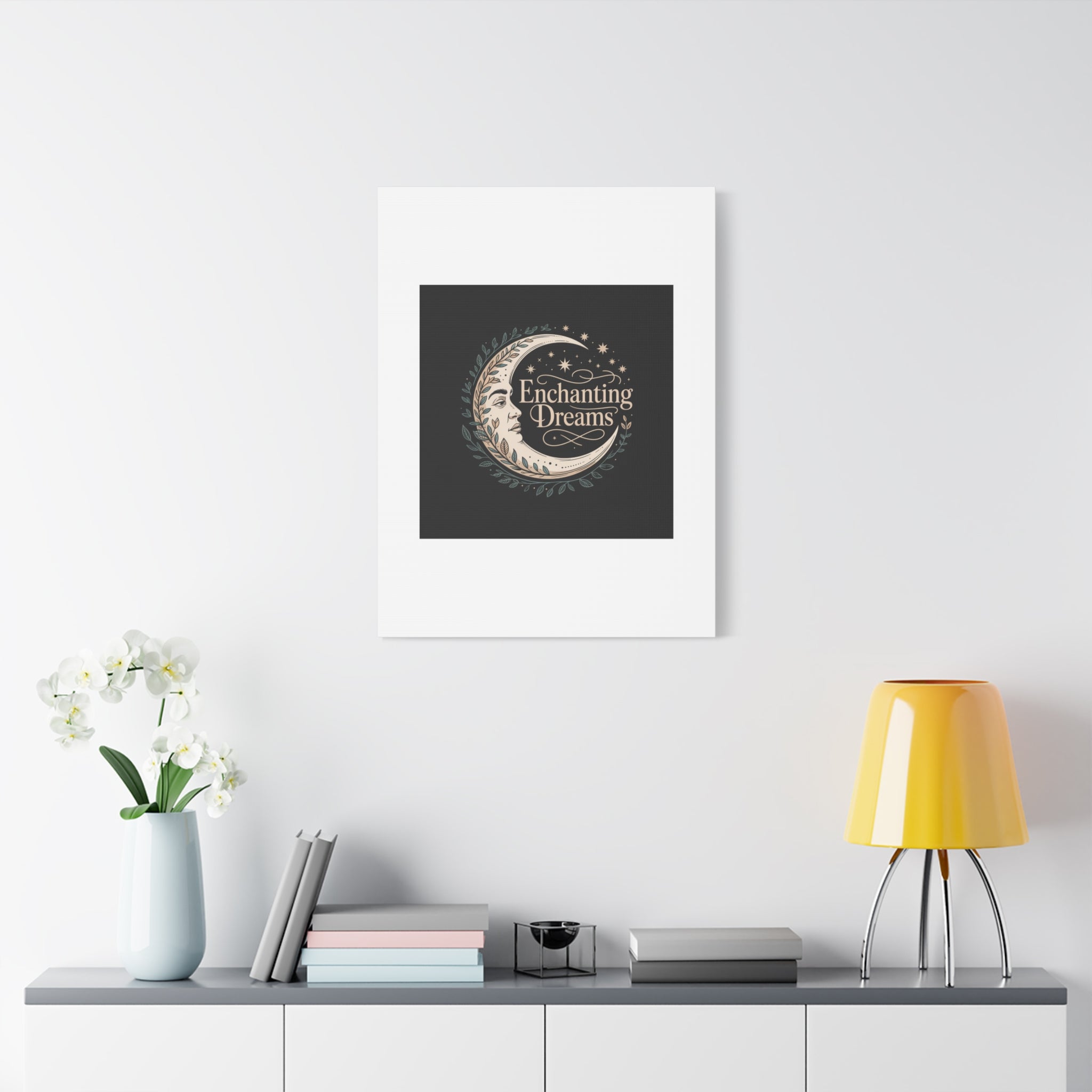 Enchanting Dreams Moon Canvas