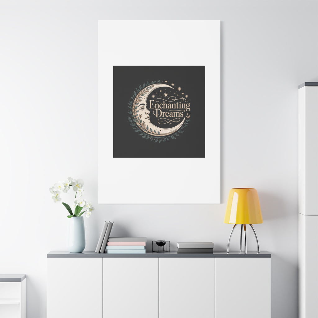 Enchanting Dreams Moon Canvas