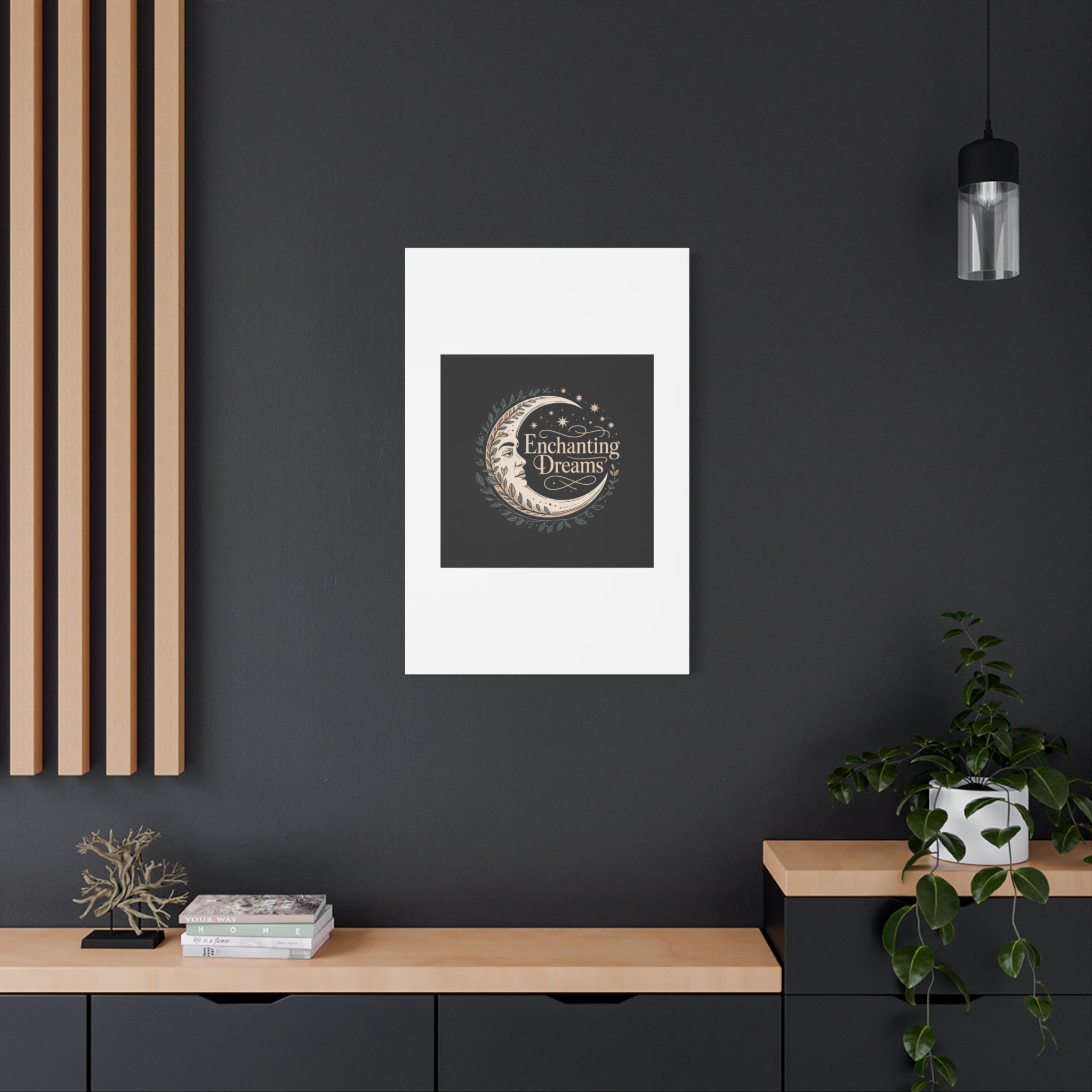 Enchanting Dreams Moon Canvas