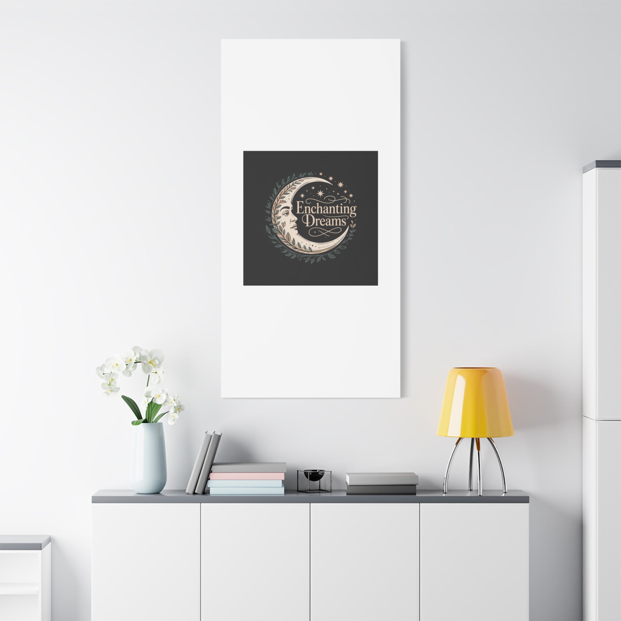 Enchanting Dreams Moon Canvas