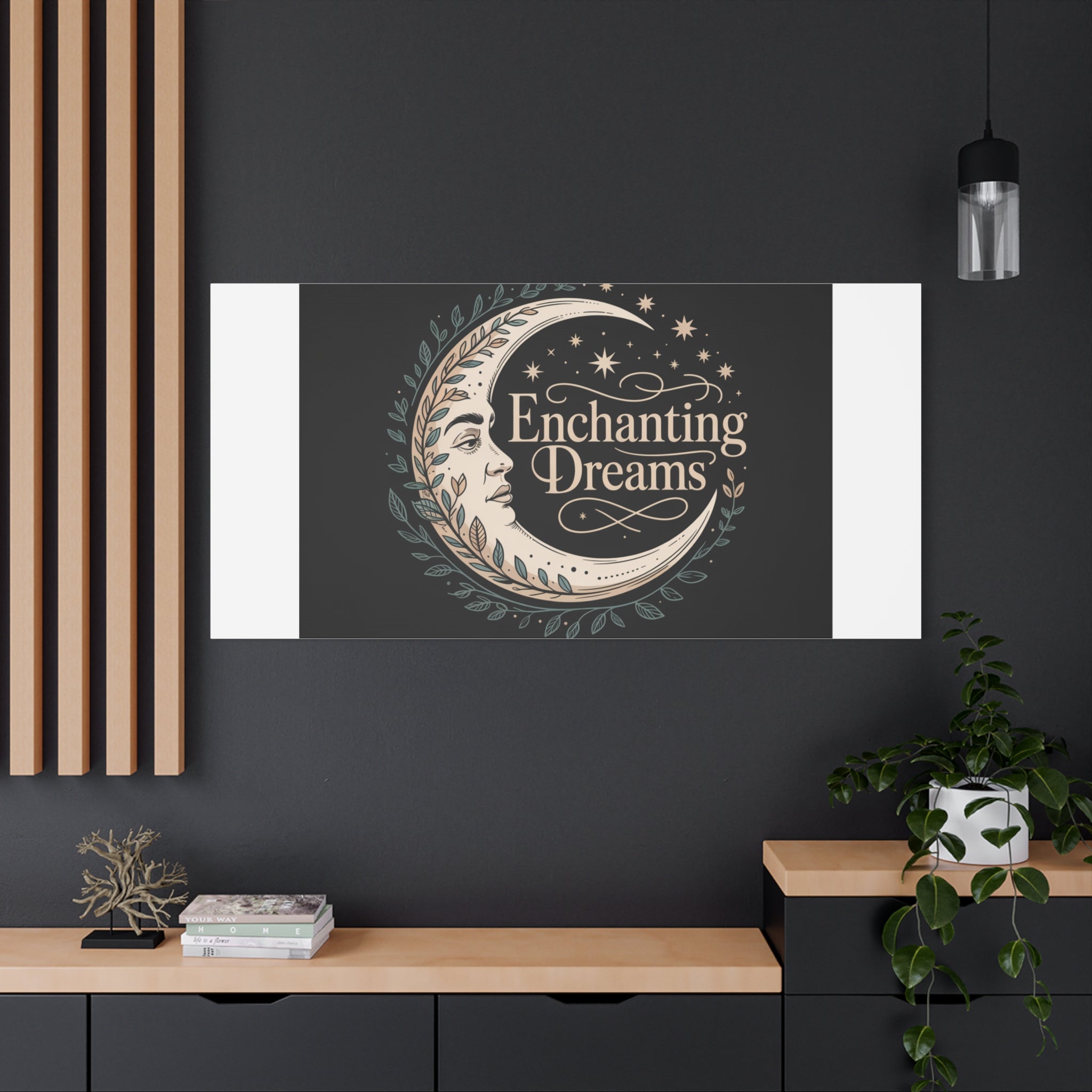 Enchanting Dreams Moon Canvas