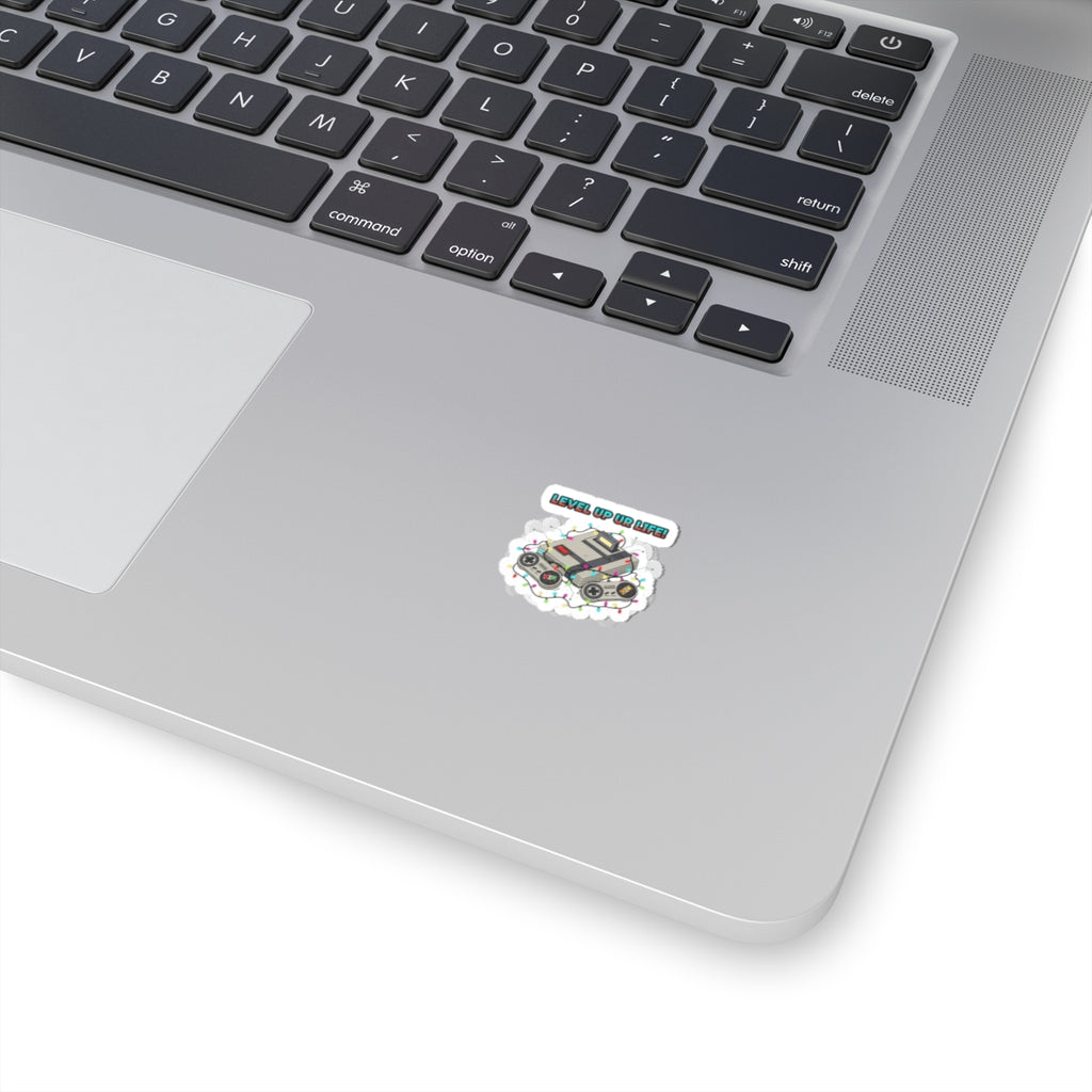Level Up Ur Life Sticker | Coding & Gamer Desk Decal
