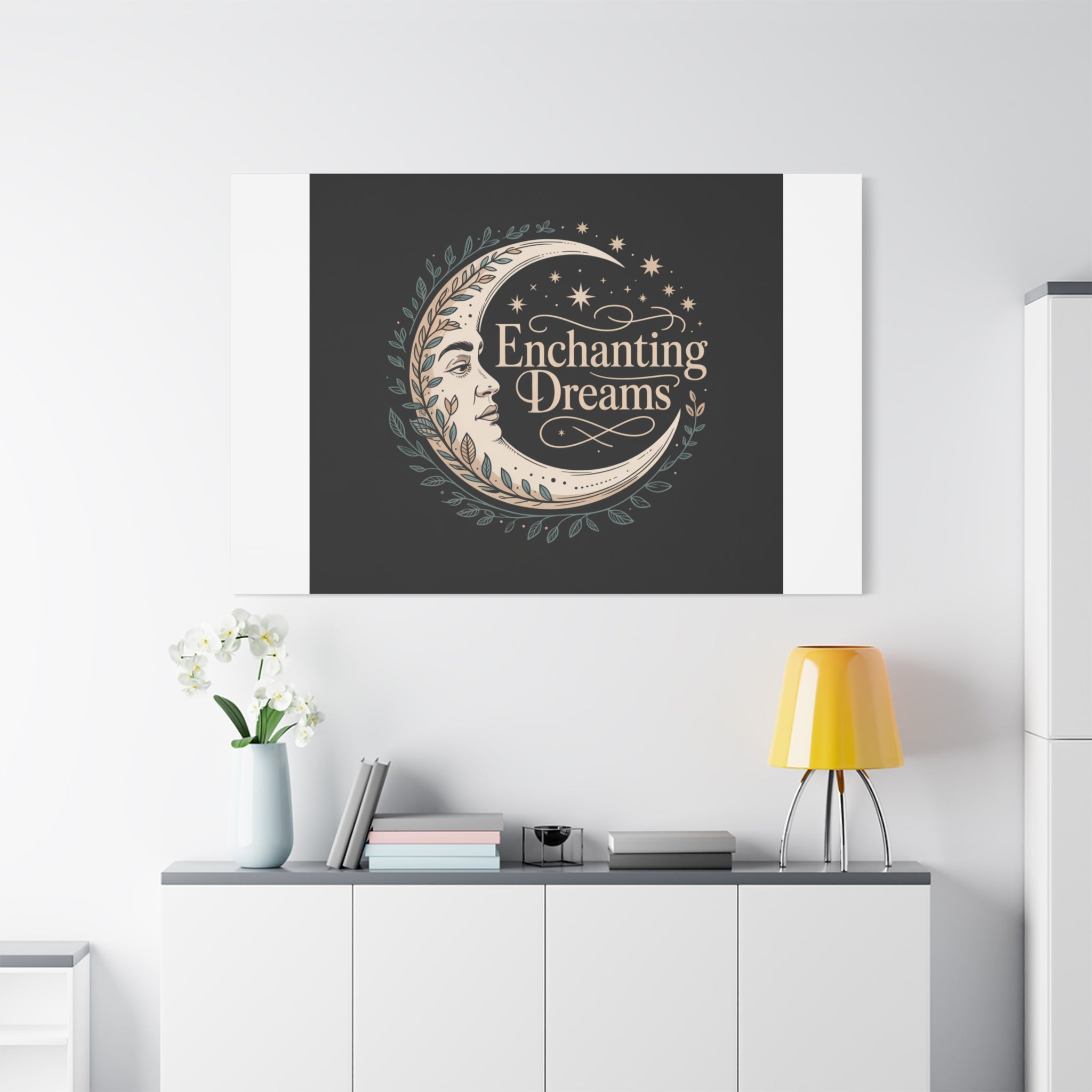 Enchanting Dreams Moon Canvas