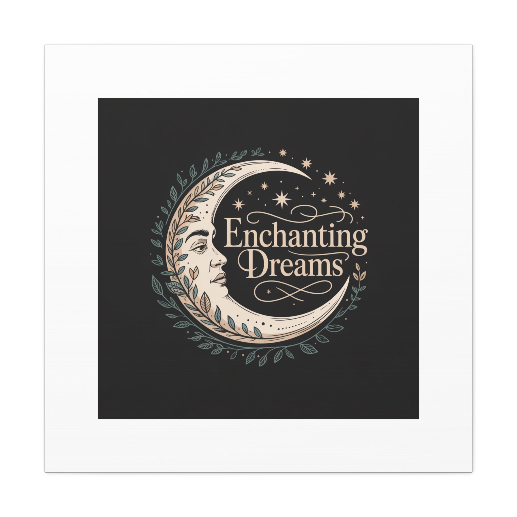 Enchanting Dreams Moon Canvas