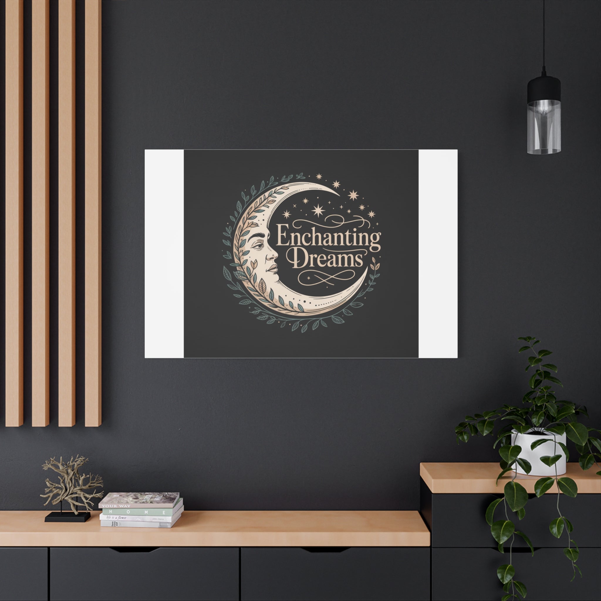 Enchanting Dreams Moon Canvas