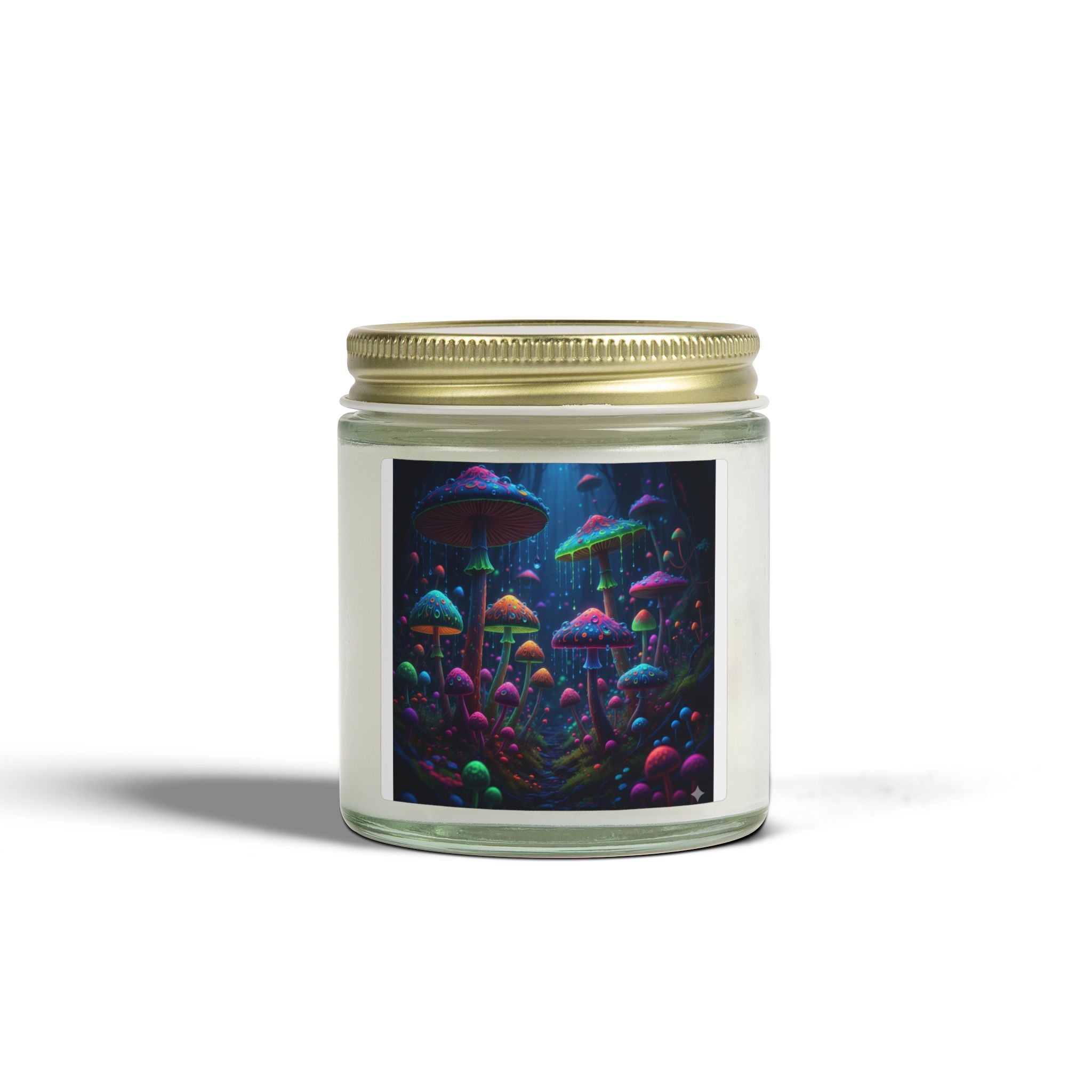 Mushroom Forest Scented Candle — Coconut Apricot Wax (4oz, 9oz)