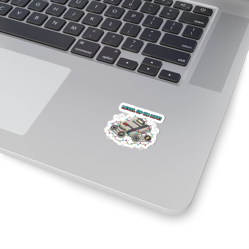 Level Up Ur Life Sticker | Coding & Gamer Desk Decal