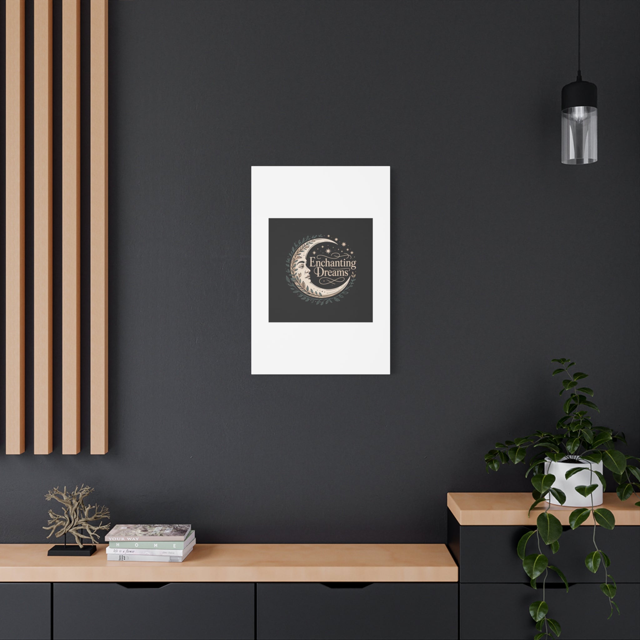 Enchanting Dreams Moon Canvas