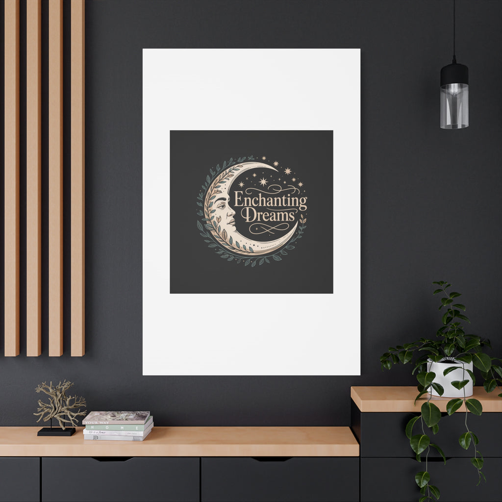 Enchanting Dreams Moon Canvas