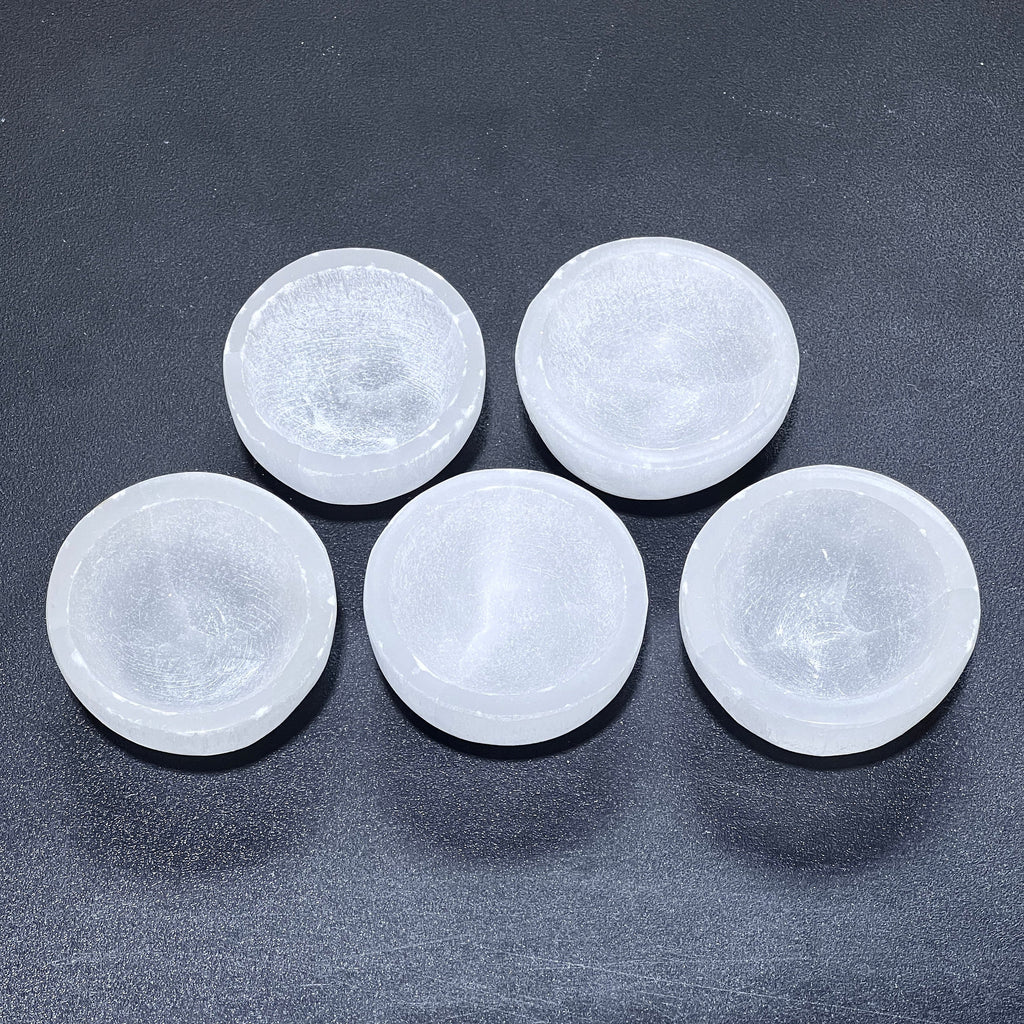 Selenite Mini 2-Inch Bowls Wholesale Gemstone Decor Carving