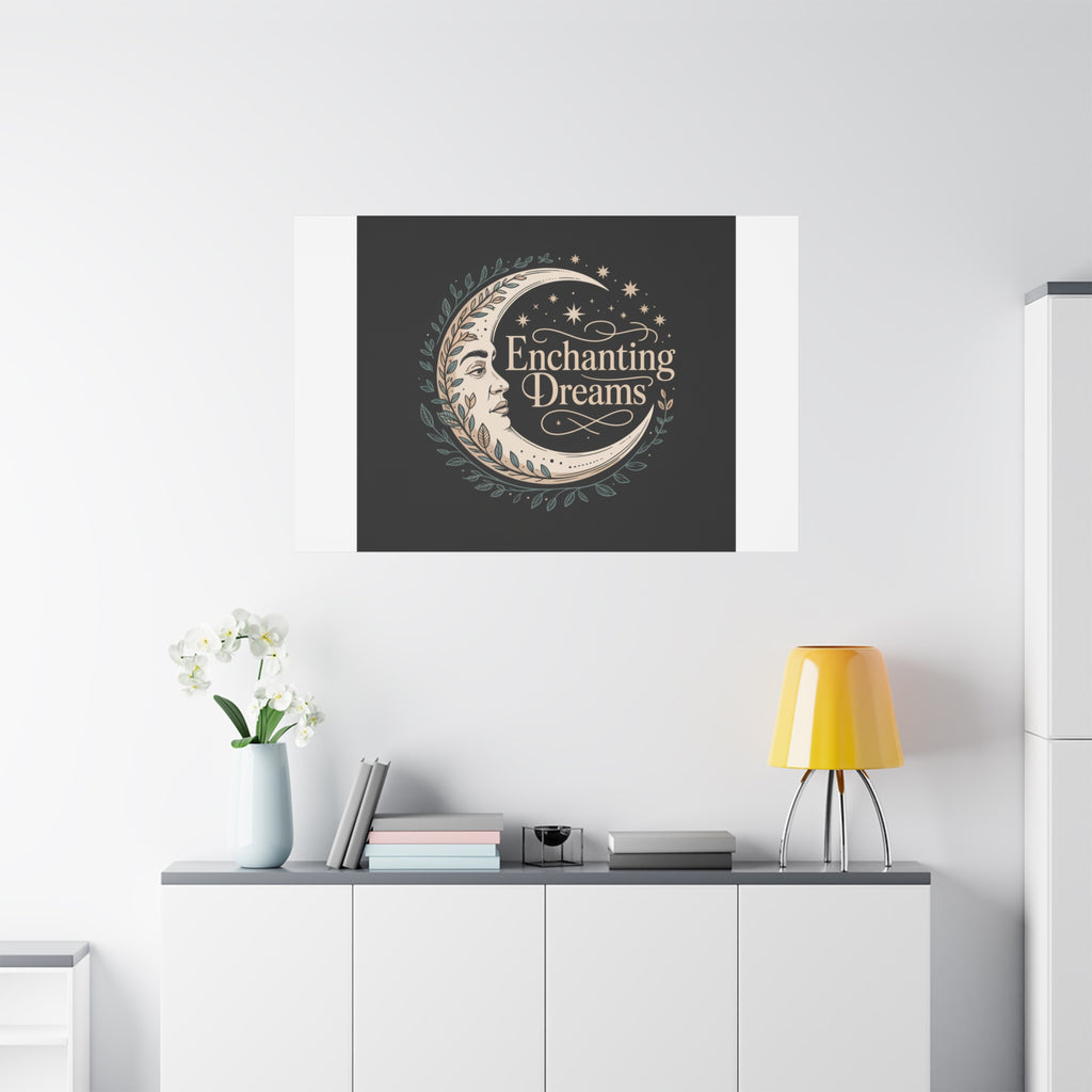 Enchanting Dreams Moon Canvas