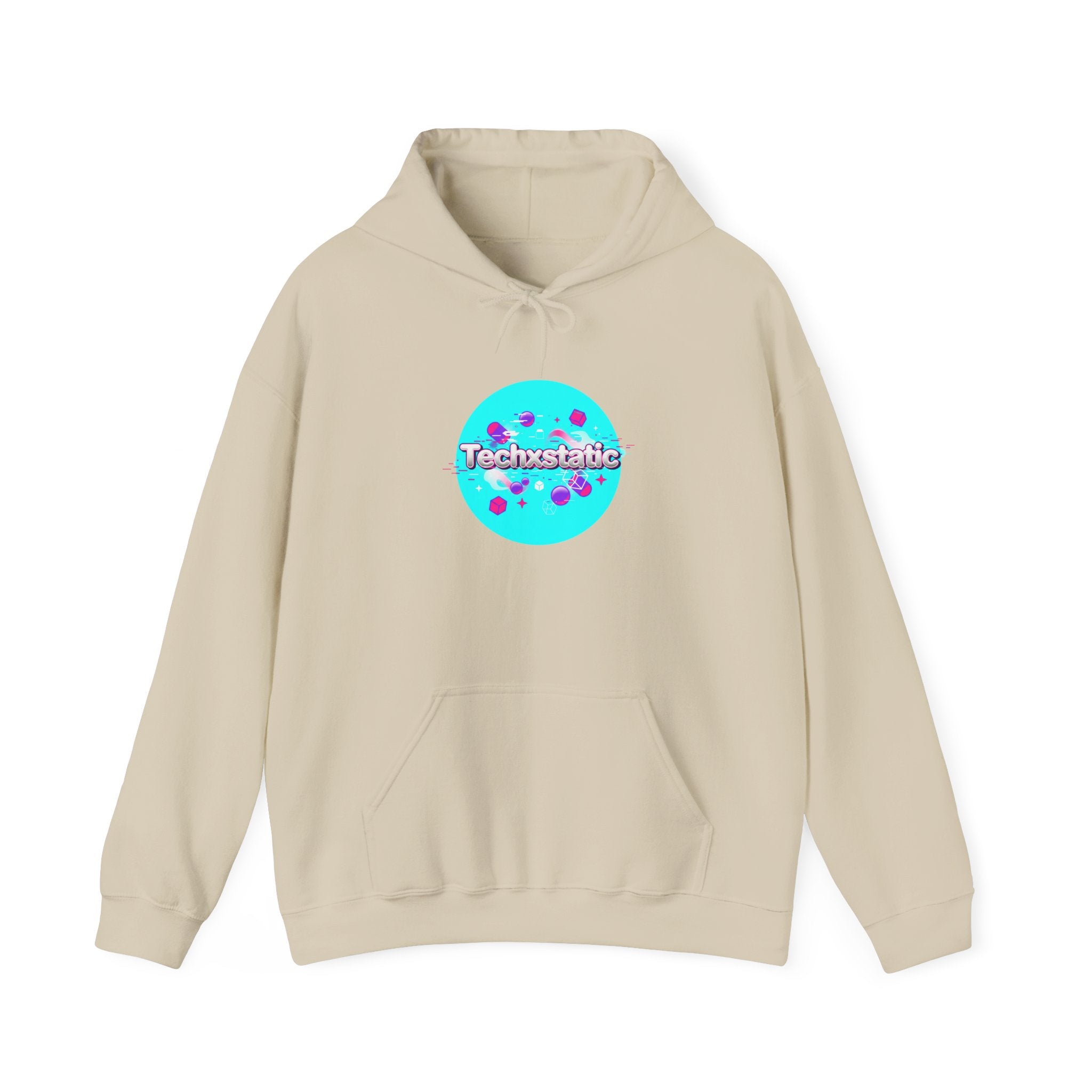 Cyber Holo Technostatic Hoodie | Y2K cyber nostalgia, chrome text