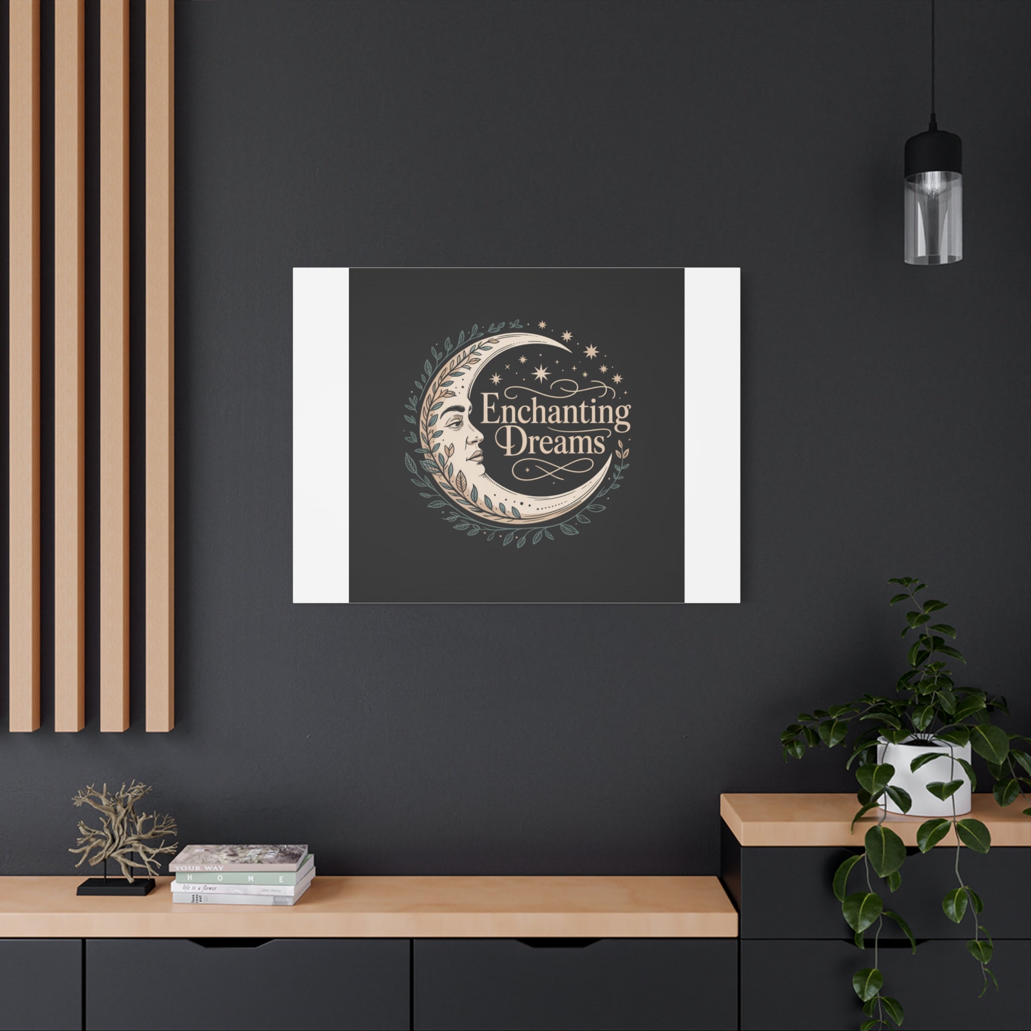 Enchanting Dreams Moon Canvas