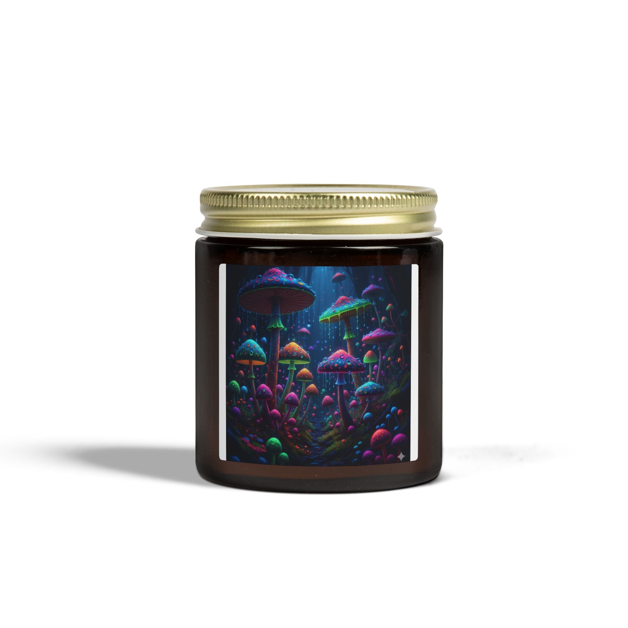 Mushroom Forest Scented Candle — Coconut Apricot Wax (4oz, 9oz)