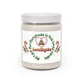 Funny Holiday Soy Candle — "LoveStynks" Christmas Scent (9oz, White Lid)