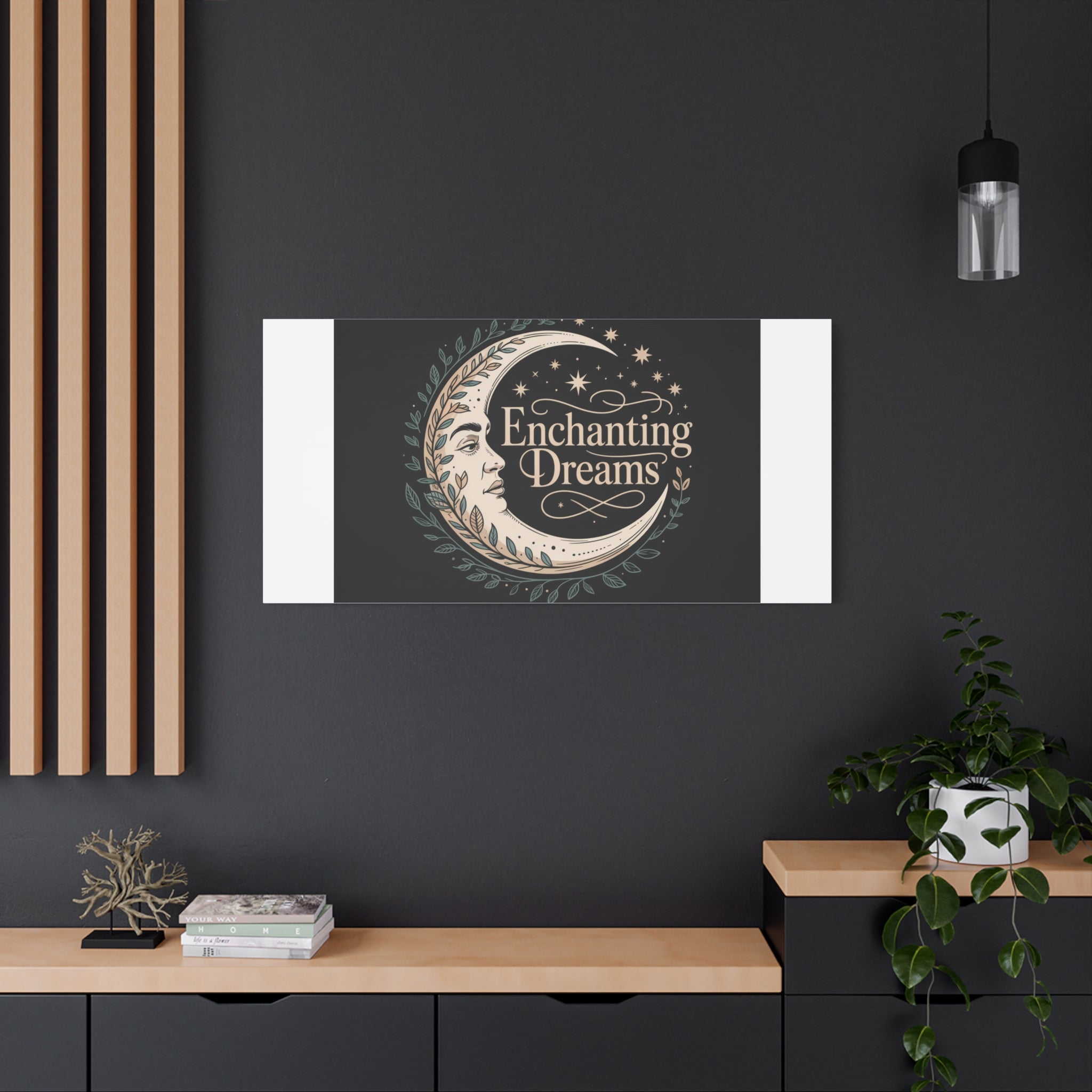 Enchanting Dreams Moon Canvas