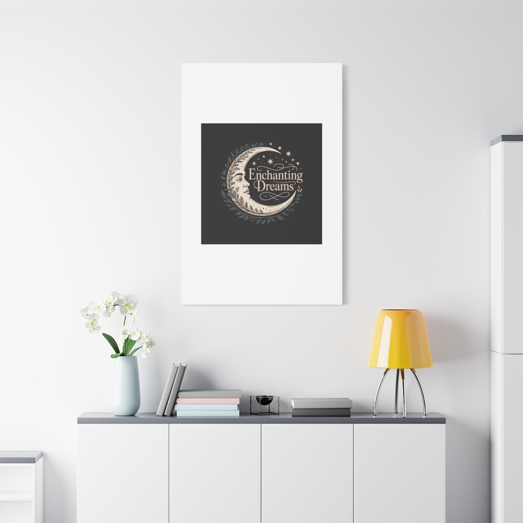 Enchanting Dreams Moon Canvas