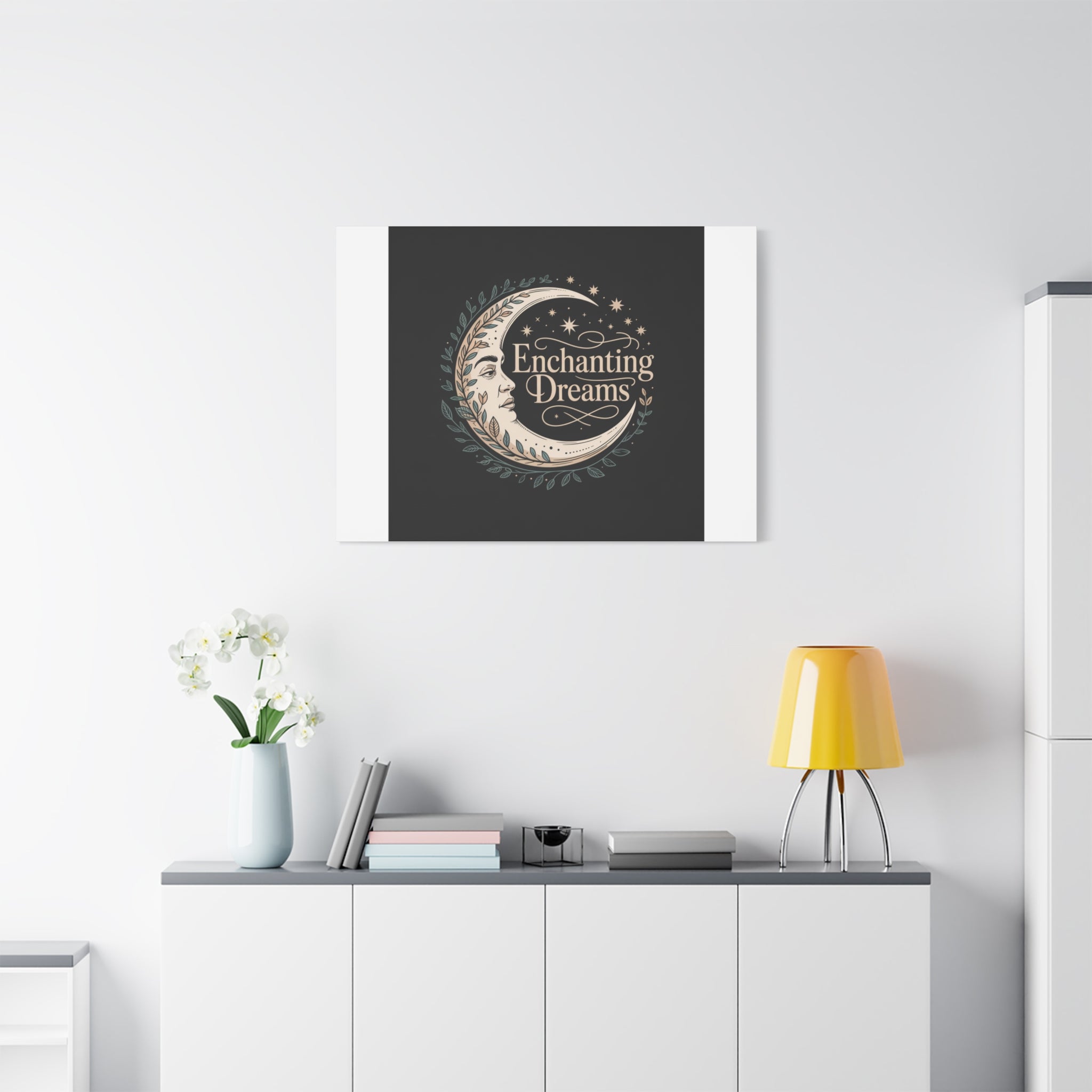 Enchanting Dreams Moon Canvas