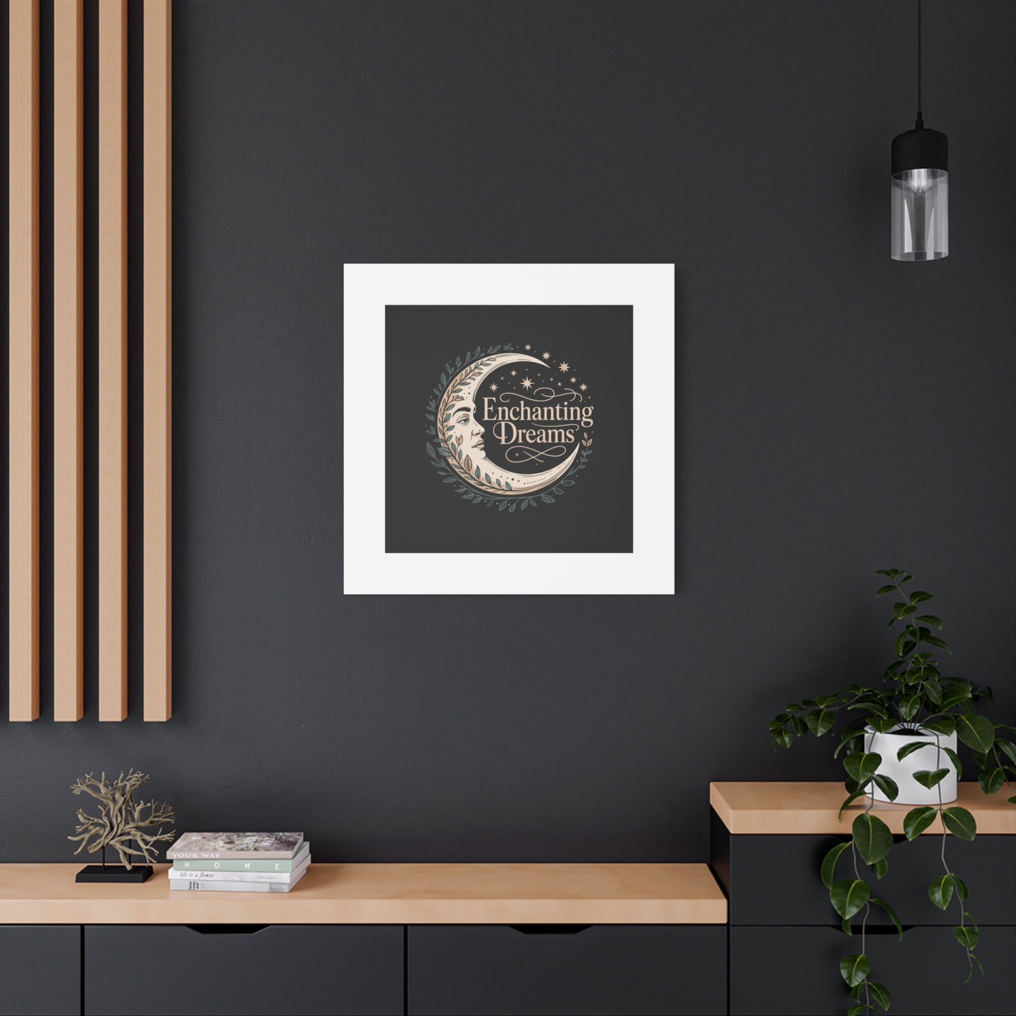 Enchanting Dreams Moon Canvas