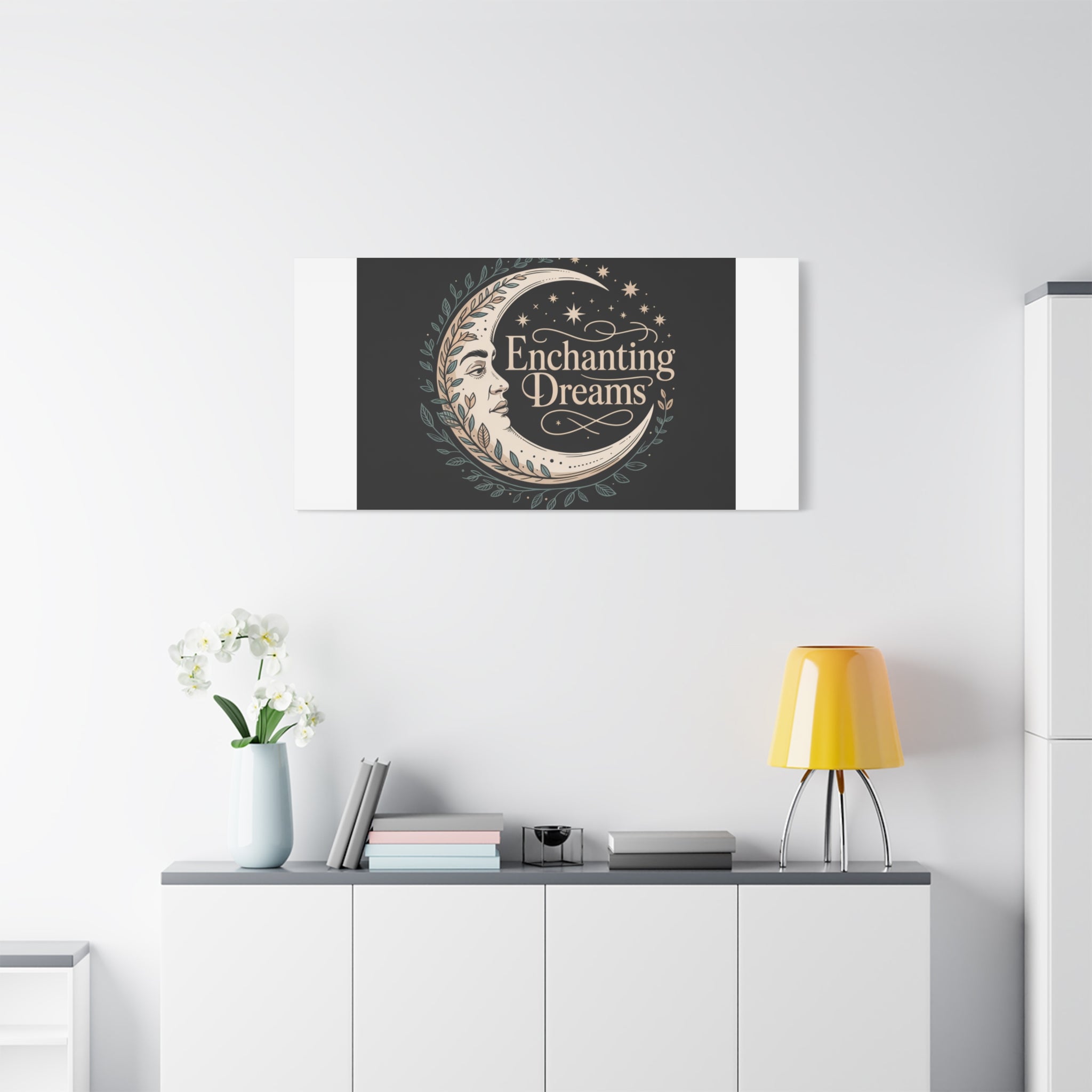 Enchanting Dreams Moon Canvas