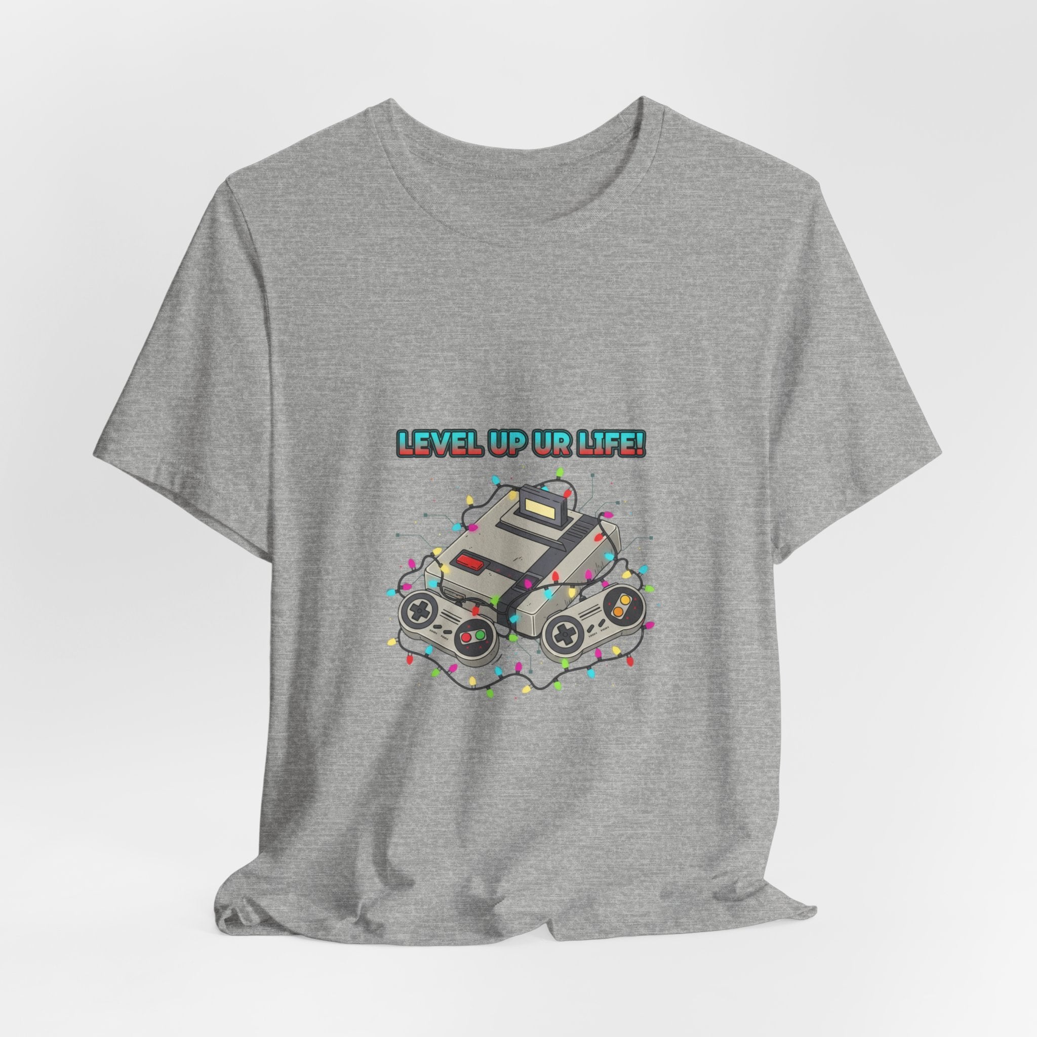 Level Up IRL Tee | gamer shirt, pixel retro controller