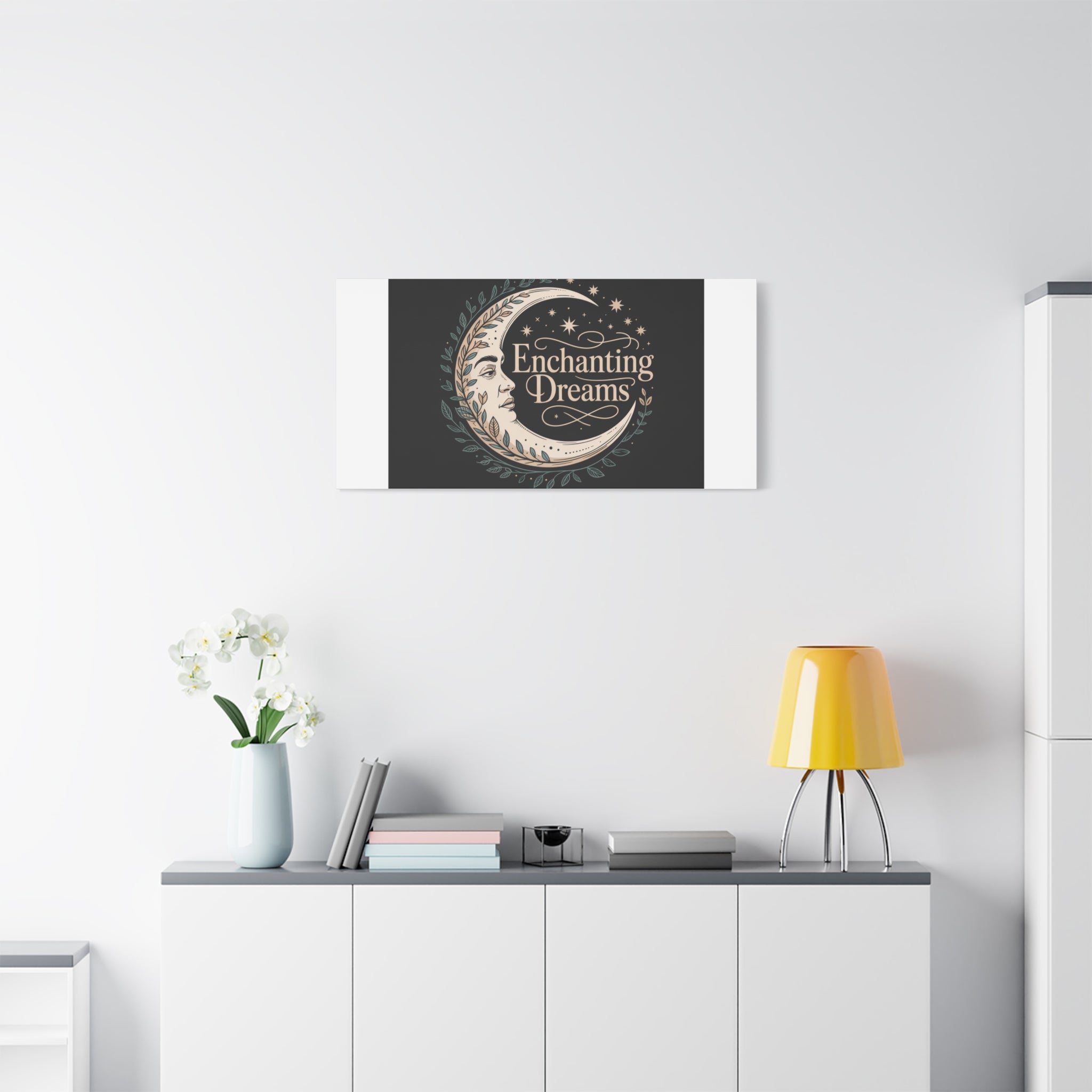 Enchanting Dreams Moon Canvas
