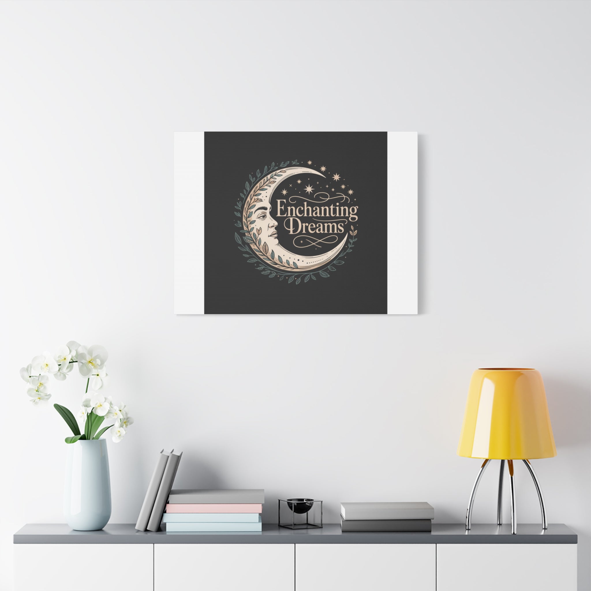 Enchanting Dreams Moon Canvas