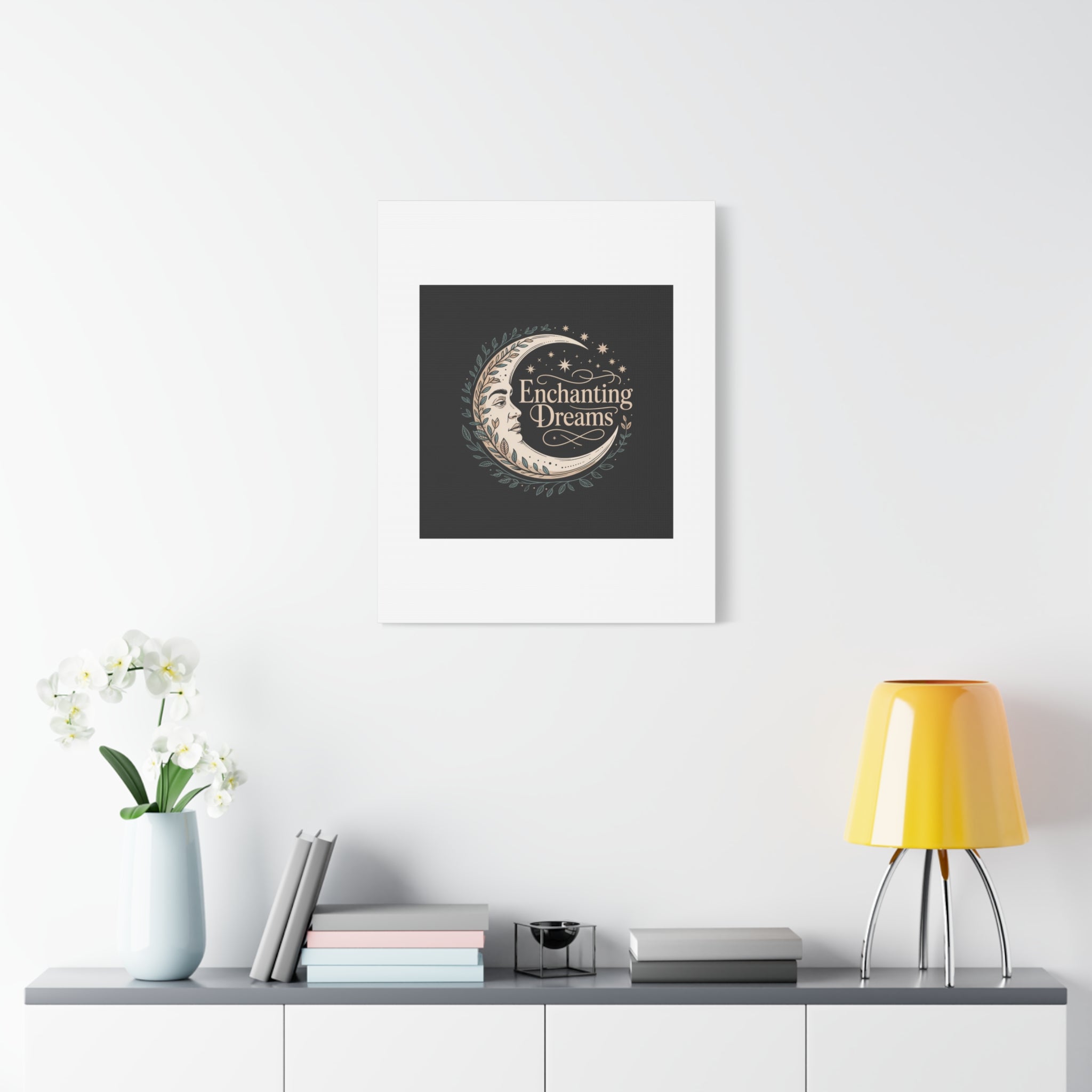 Enchanting Dreams Moon Canvas