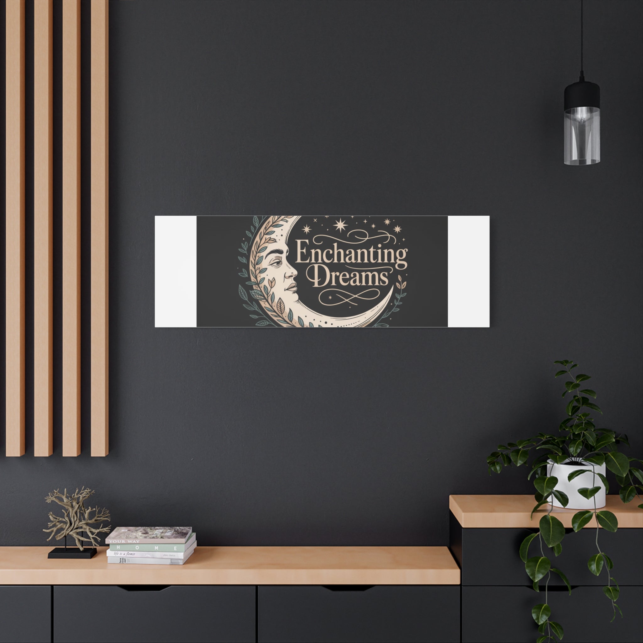 Enchanting Dreams Moon Canvas