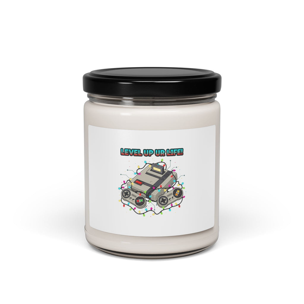 Level Up Life Gamer Soy Candle, PC Gamer Desk Candle | LAN Party Scent