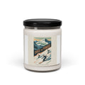 Chase the Powder Soy Candle — 9oz Scented Jar (Ski Adventure Vintage Label)