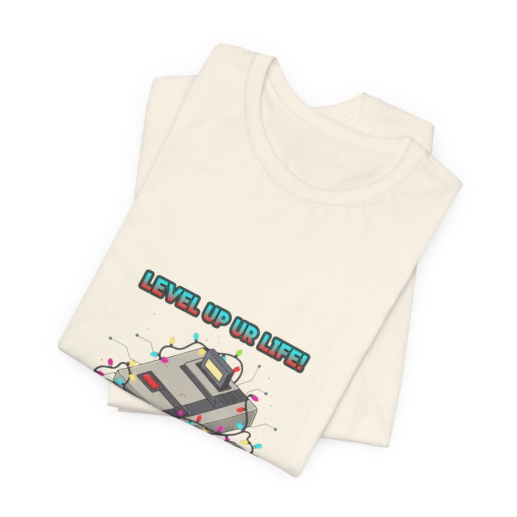 Level Up IRL Tee | gamer shirt, pixel retro controller