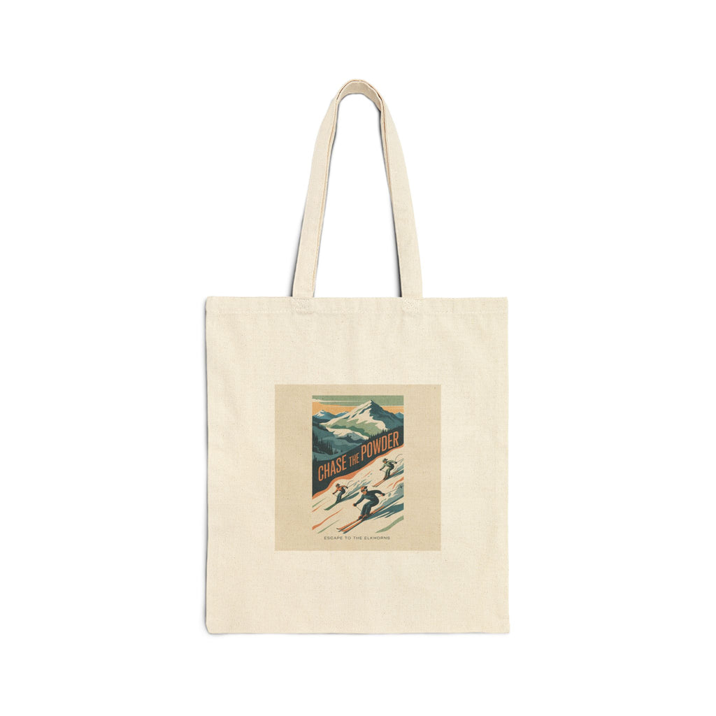 Tote — Vintage Ski Poster Canvas Tote (Chamonix Mont-Blanc)