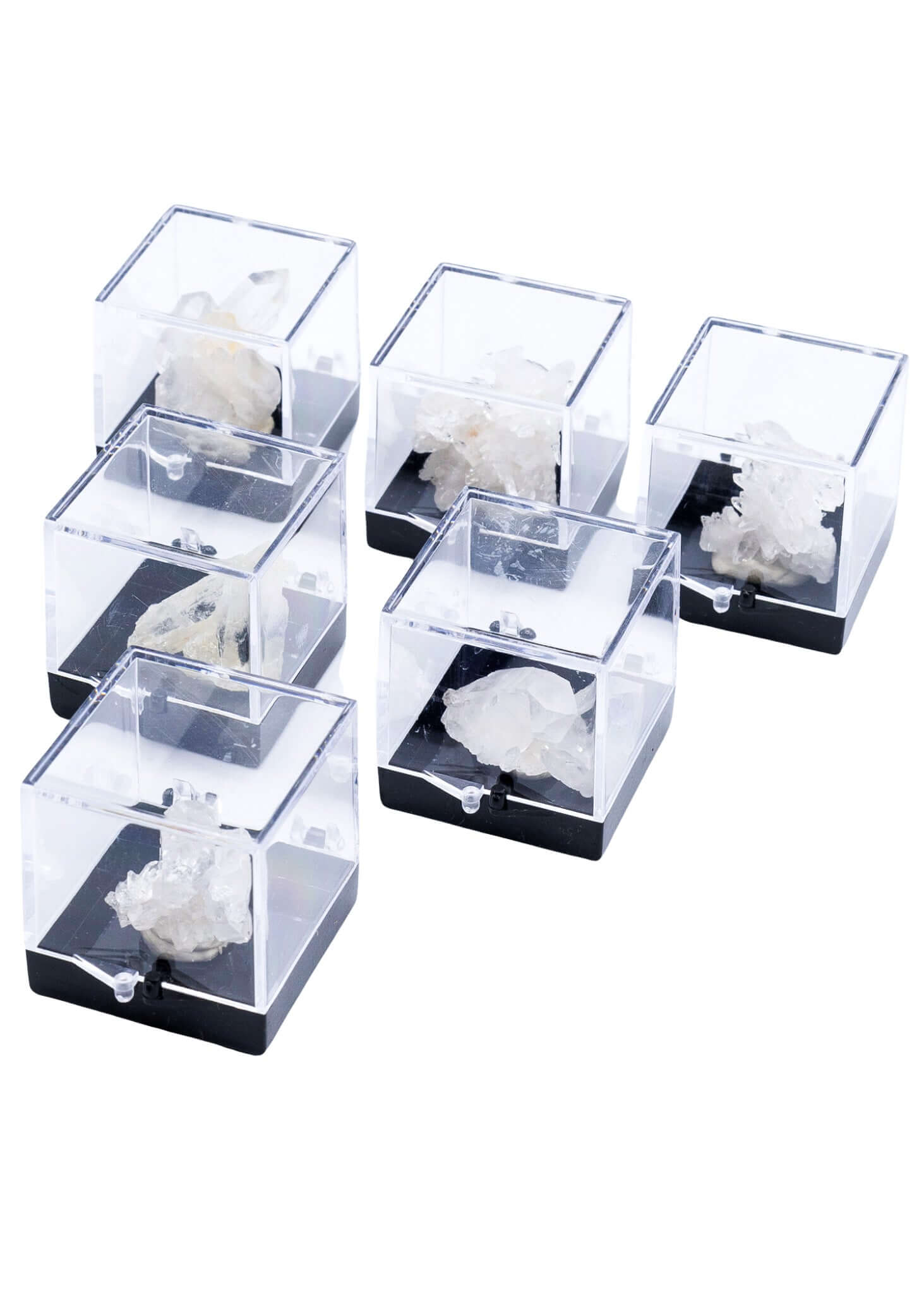 Arkansas Quartz Crystal Perky Box Display (Assorted)