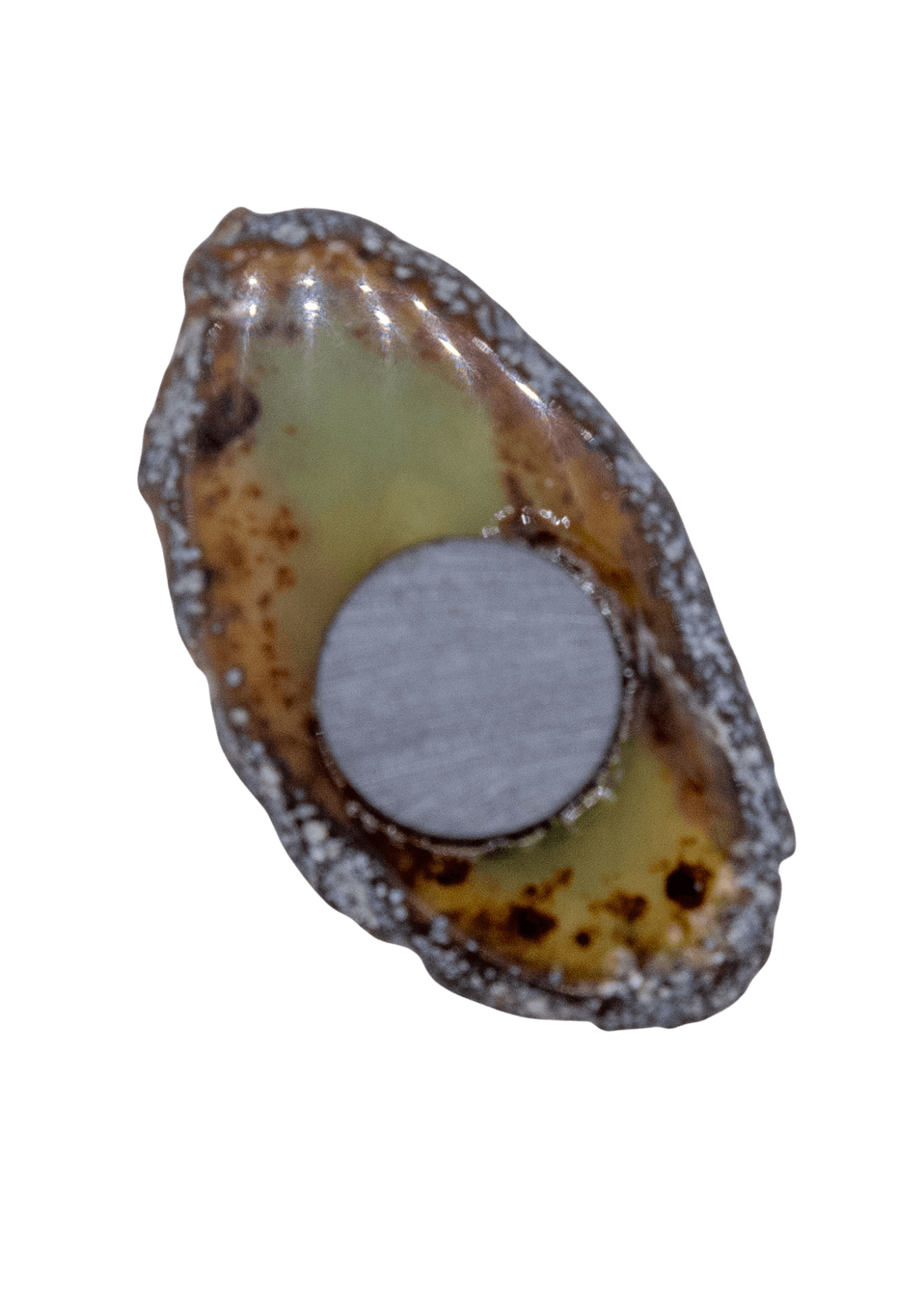 Agate Slice Crystal Fridge Magnet